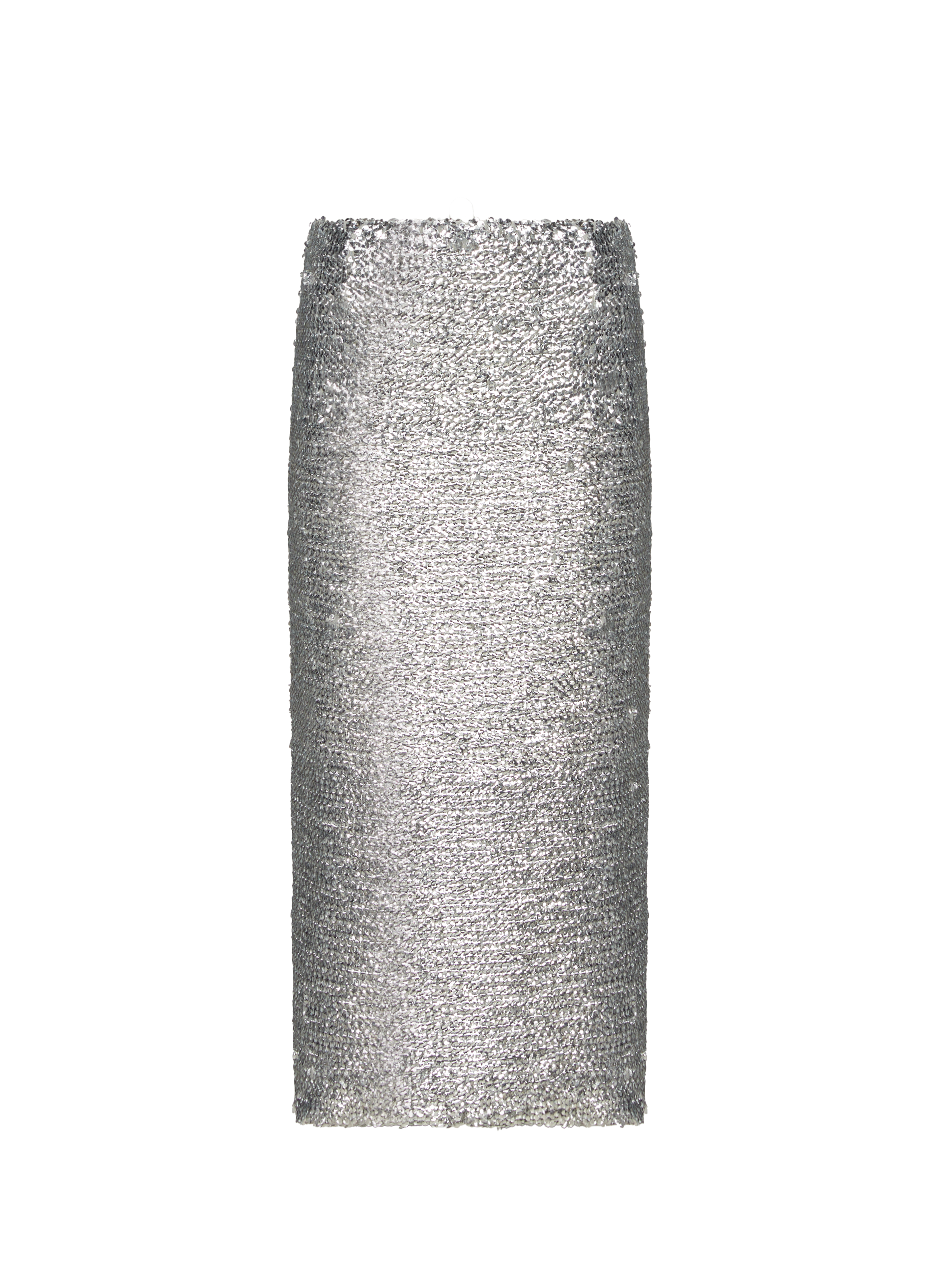 Jupe midi en sequin VUPE SAISON 1865 Argent