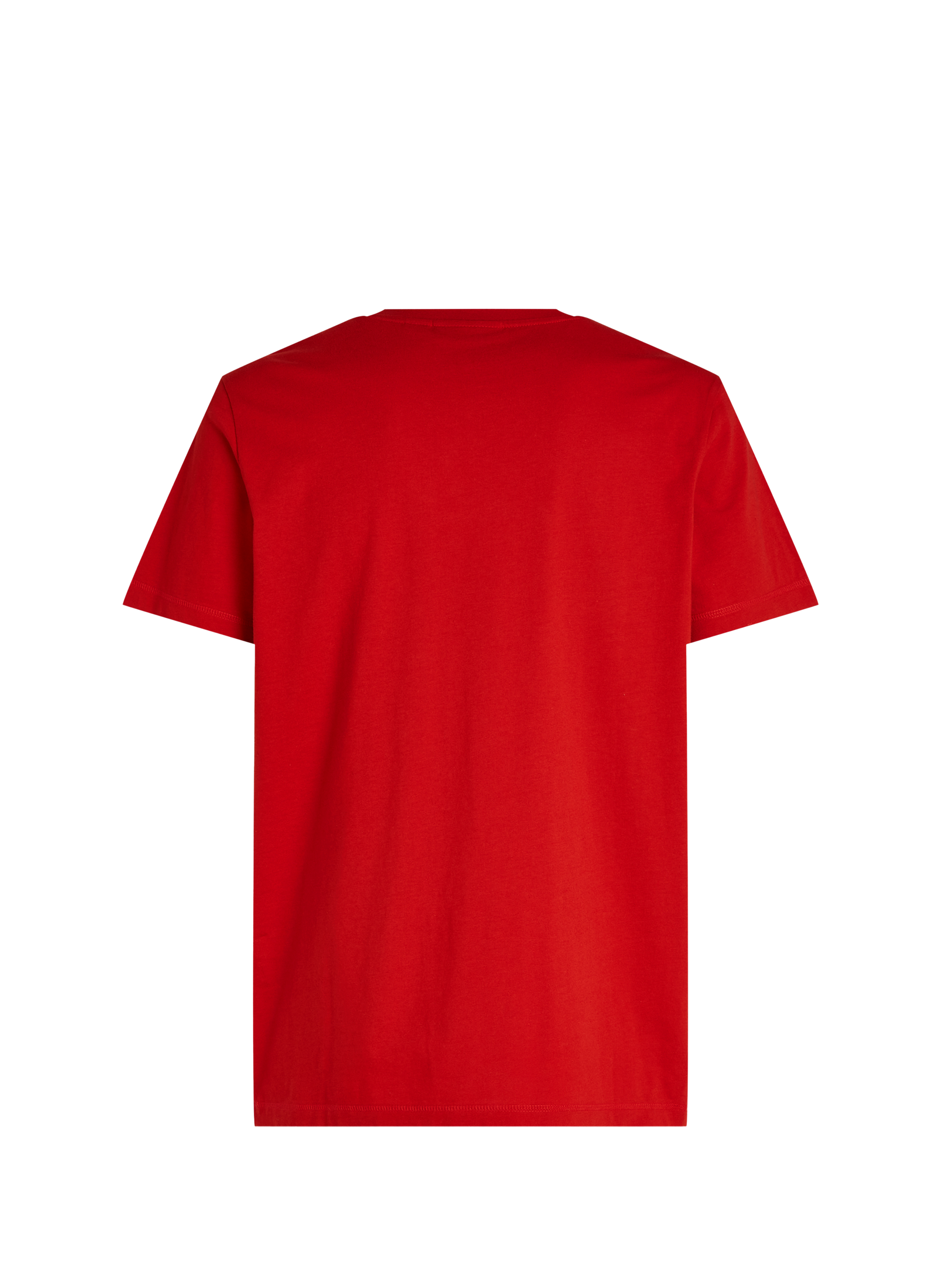  Logo cotton T-shirt CALVIN KLEIN Red