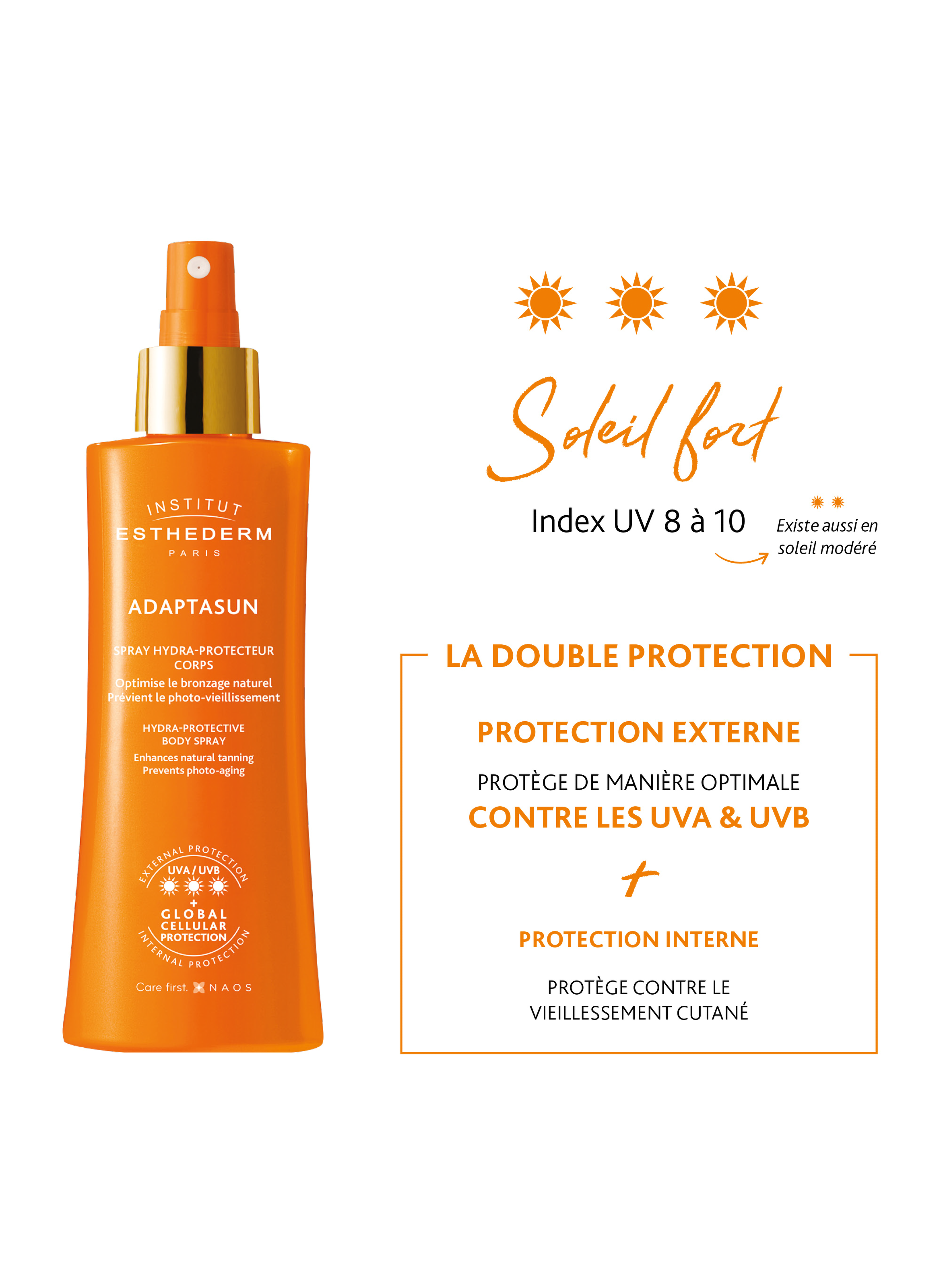 Adaptasun Strong Sun Milk Spray INSTITUT ESTHEDERM No color