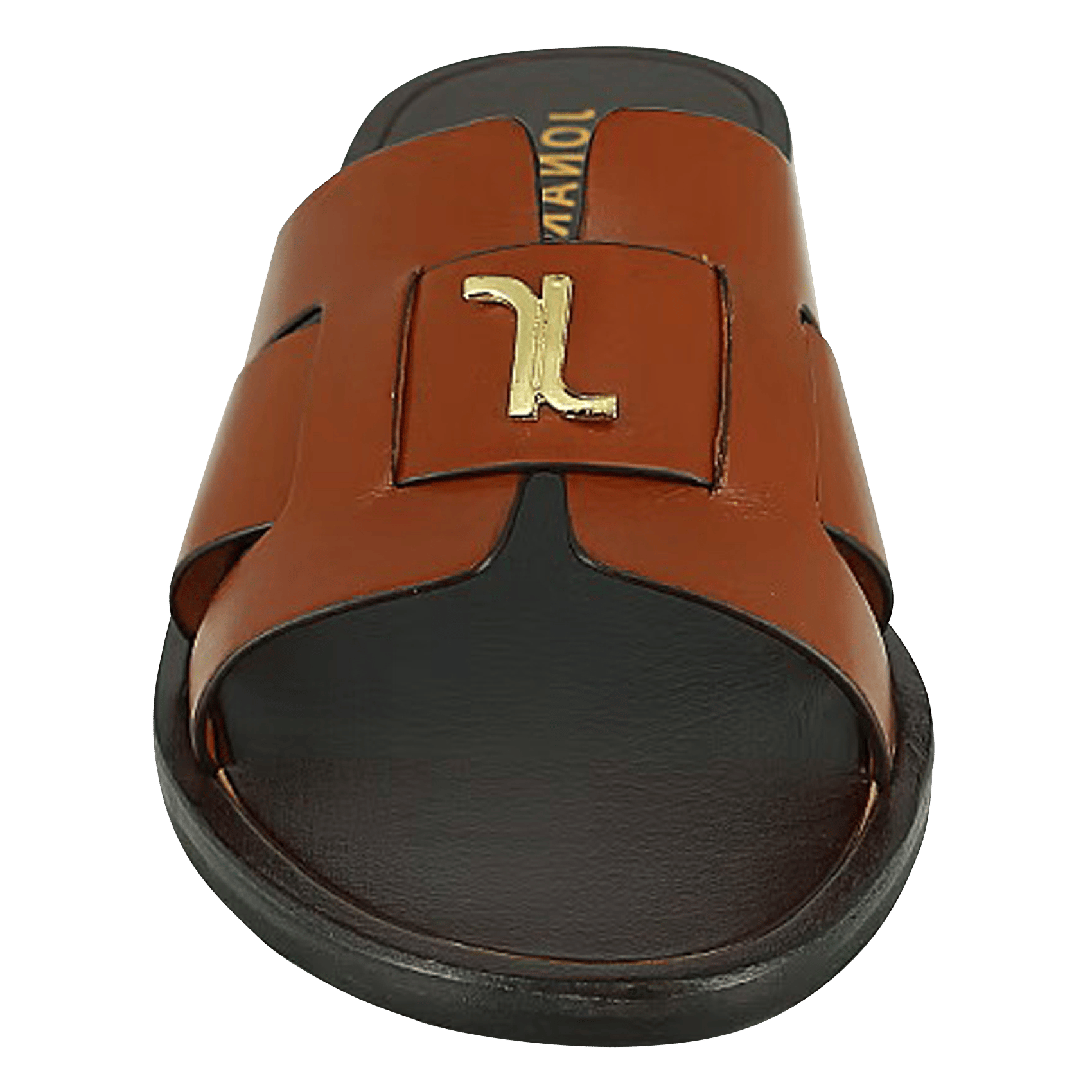 Sandales plates en cuir weil JONAK Marron