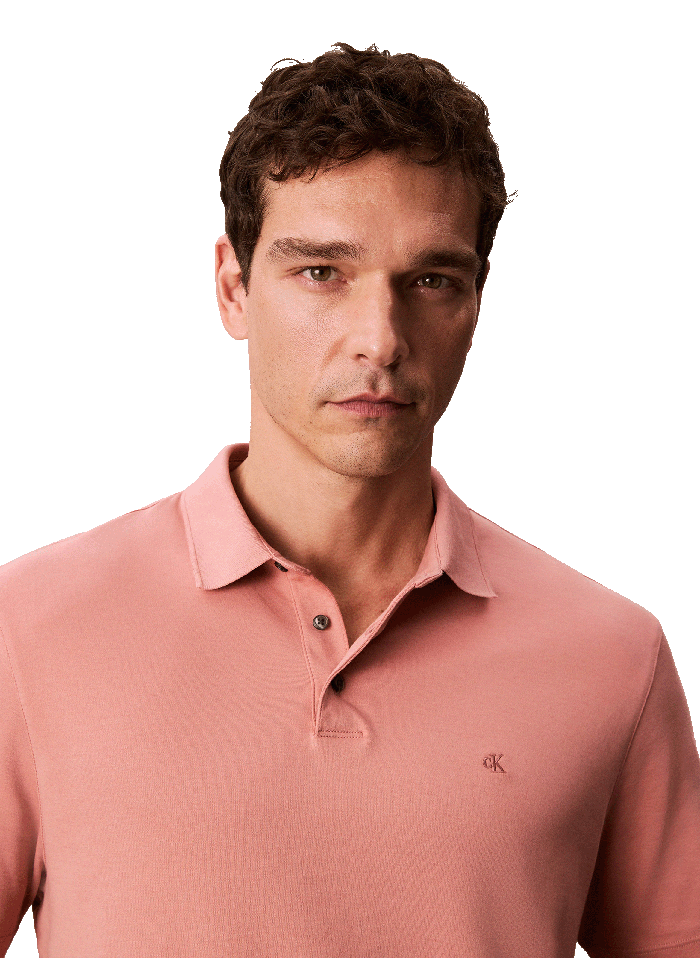 Polo en coton CALVIN KLEIN Orange