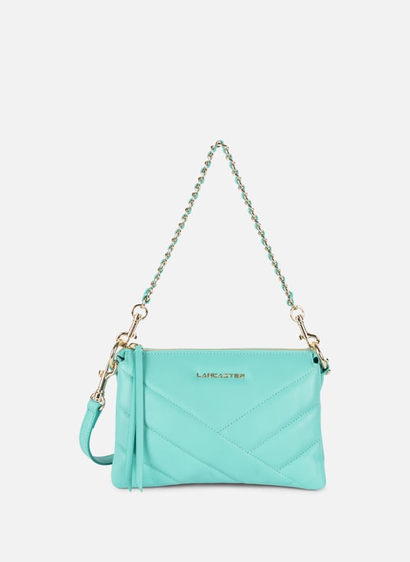 Small clutch - Soft Matelassé Blue by LANCASTER LANCASTER Small clutch - Soft Matelassé Blue