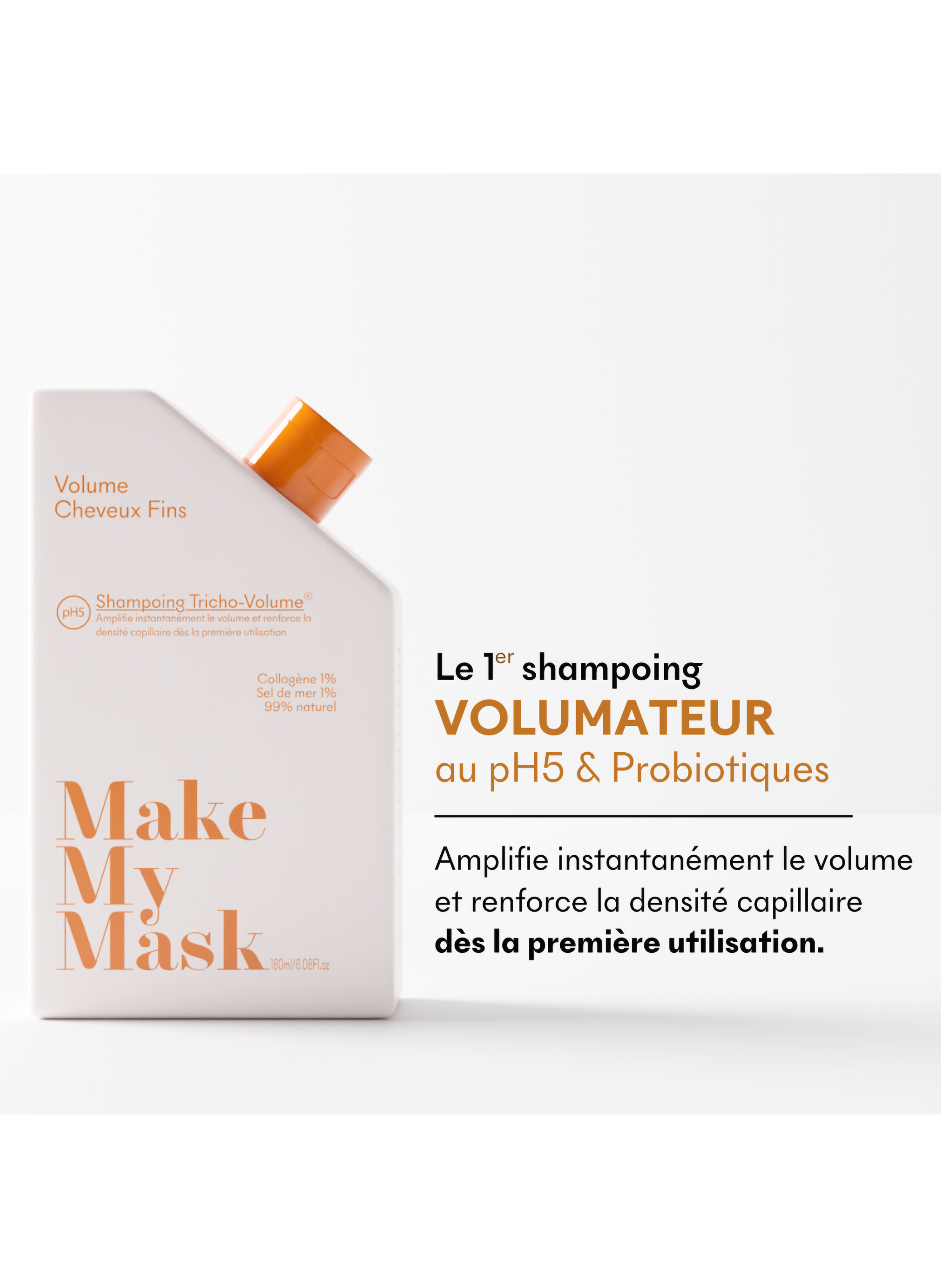Shampoing Tricho-Volume MAKE MY MASK No color