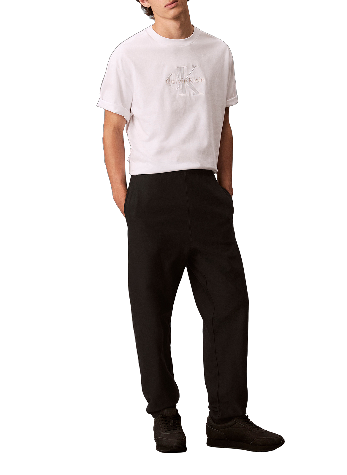 Pantalon de jogging CALVIN KLEIN Noir