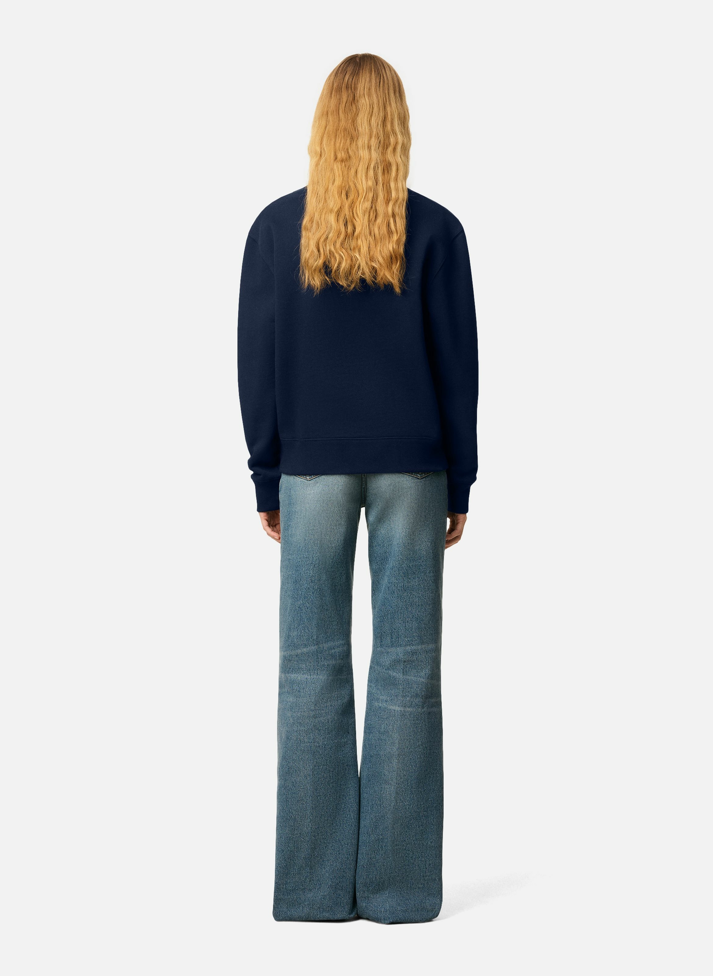 Sweatshirt ami de coeur rouge unisexe AMI PARIS Bleu