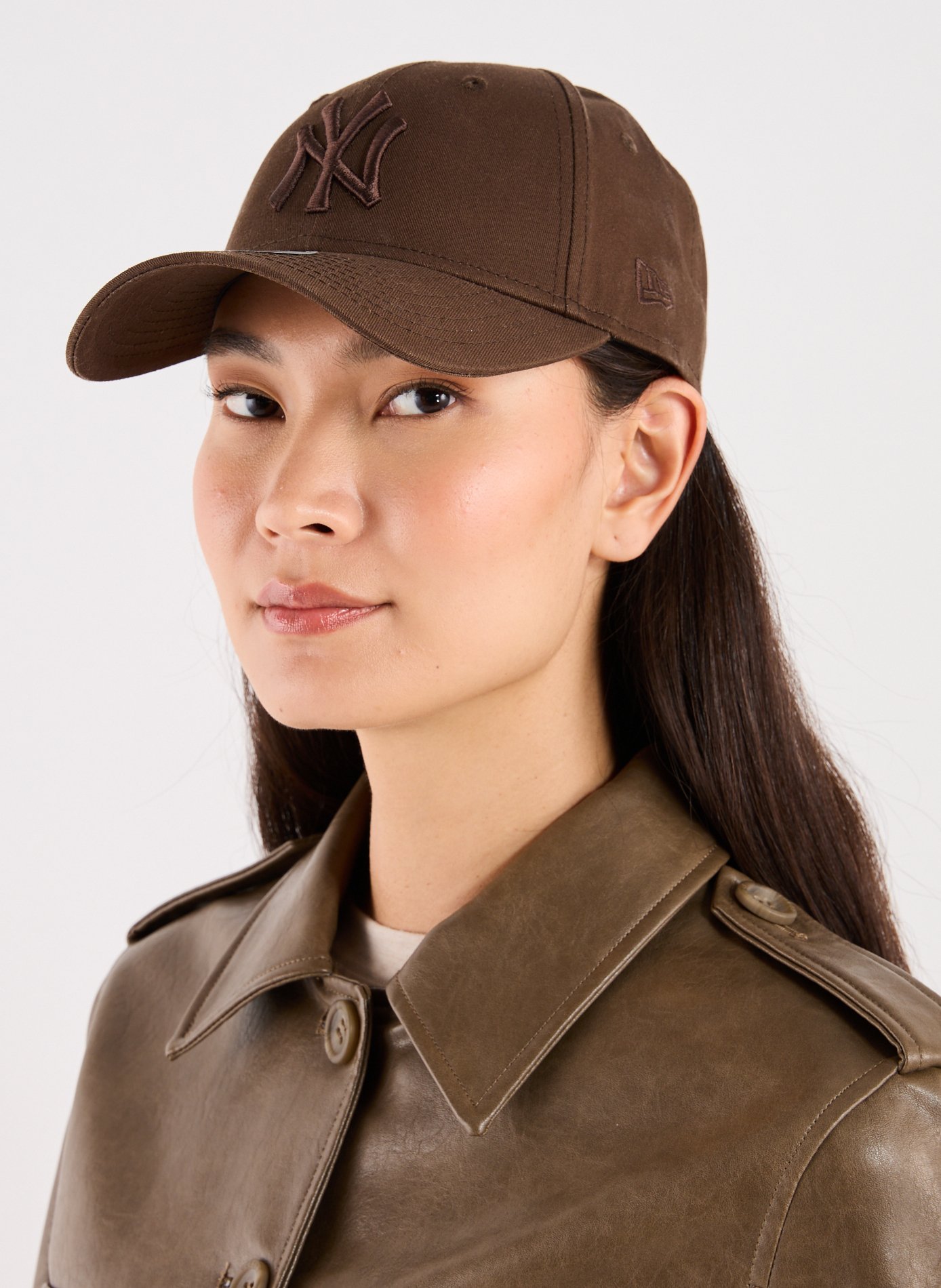 Casquette en coton NEW ERA Marron