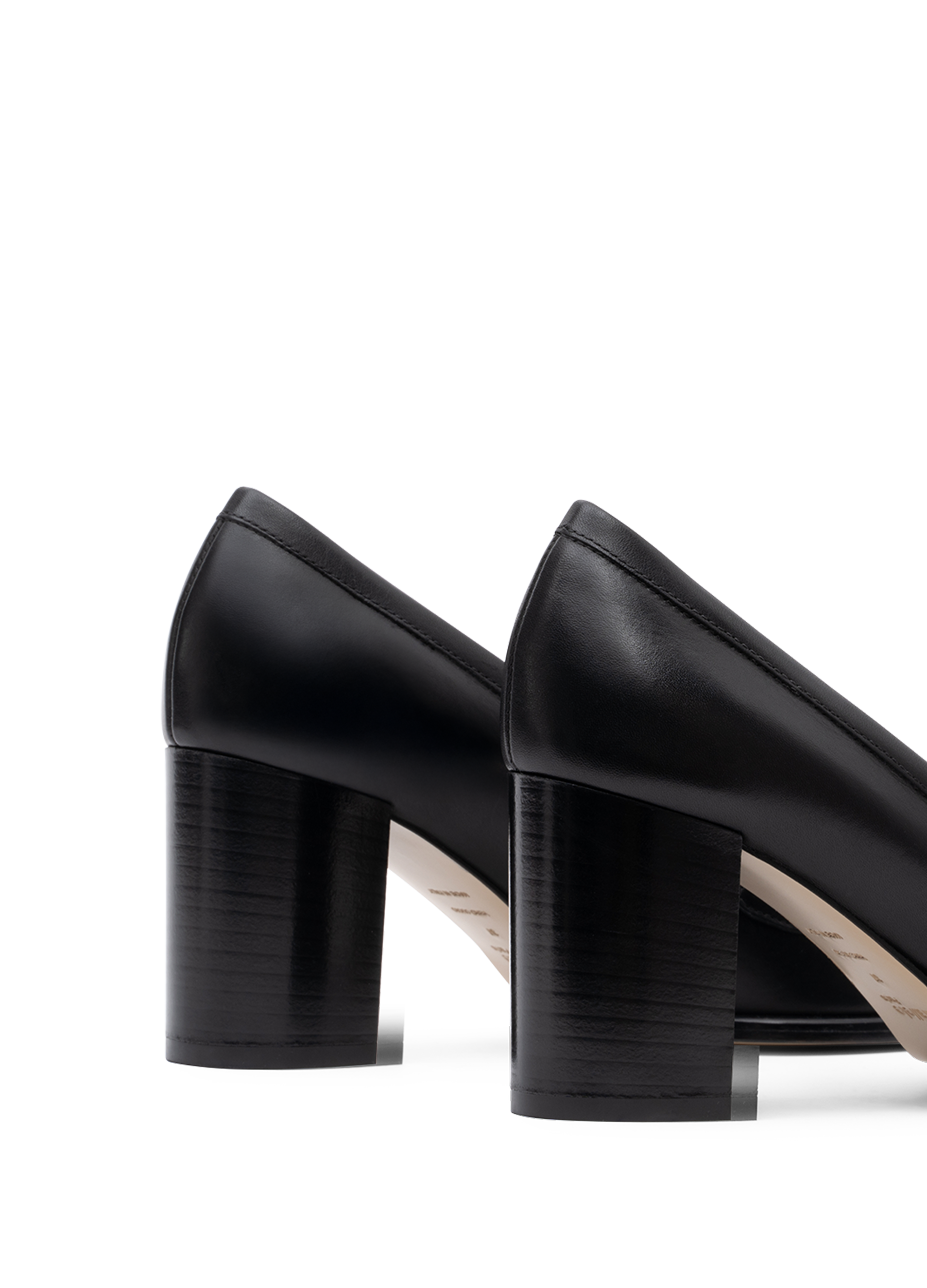 Mocassins vittore en veau lisse PARALLELE Noir