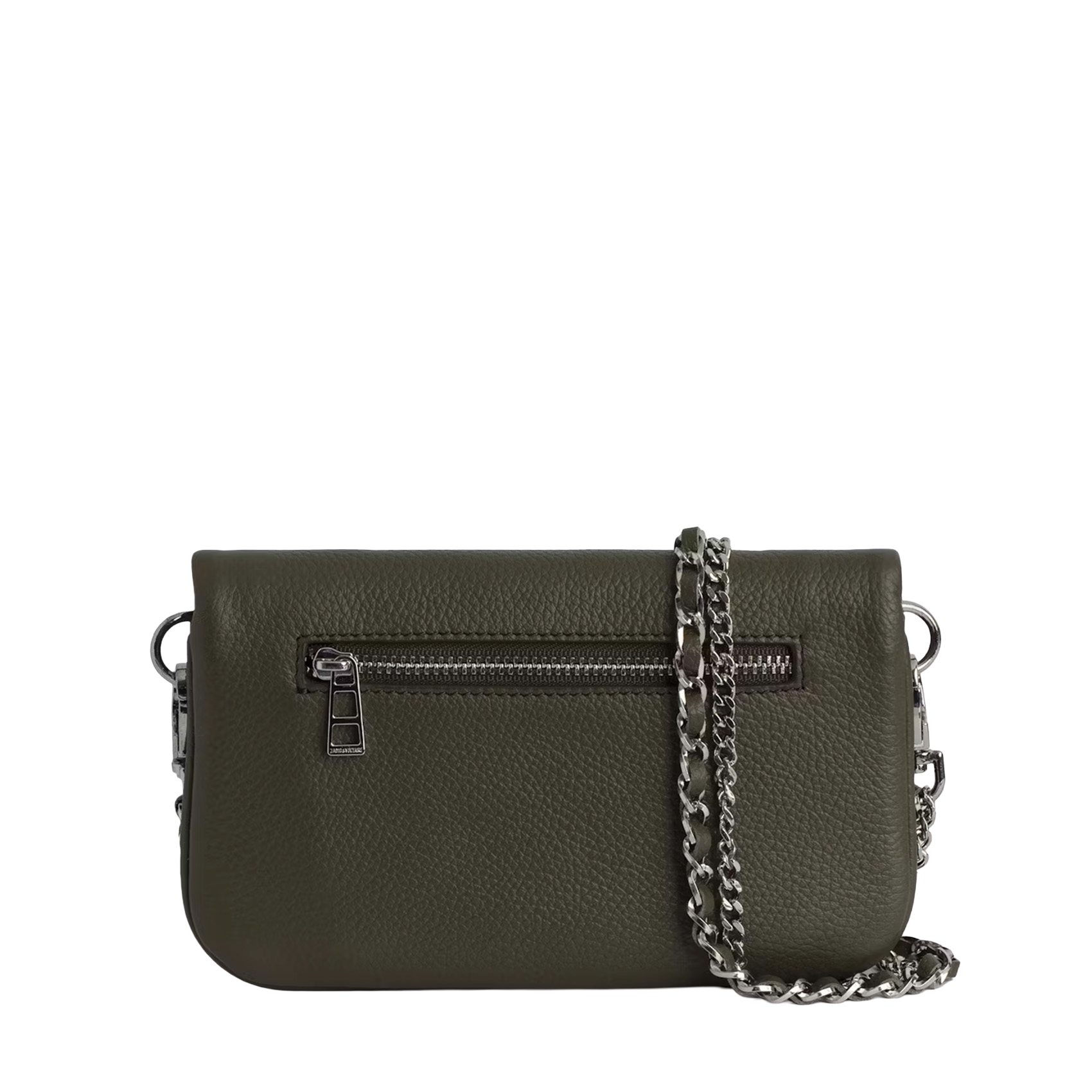 Pochette en cuir rock nano ZADIG&VOLTAIRE Vert