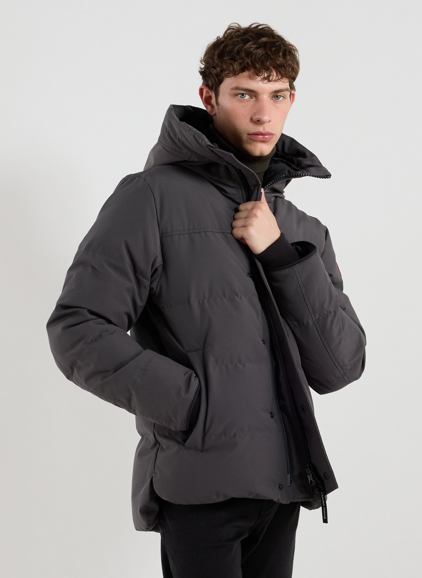 CANADA GOOSE MacMillan cotton down jacket Grey