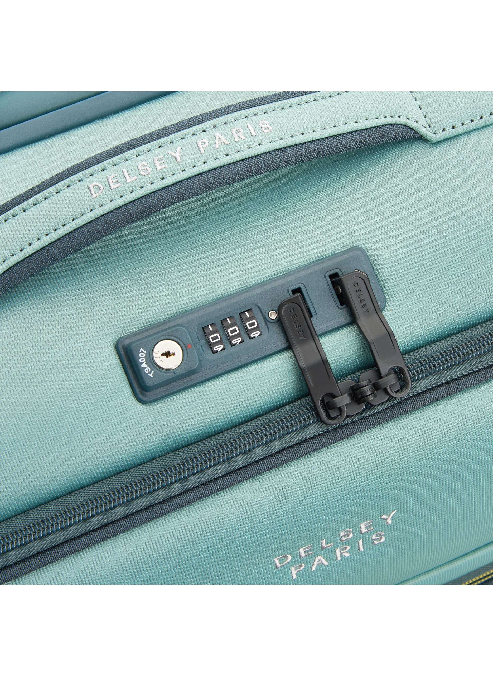 Valise cabine souple taille s - brochant 3 DELSEY PARIS Vert