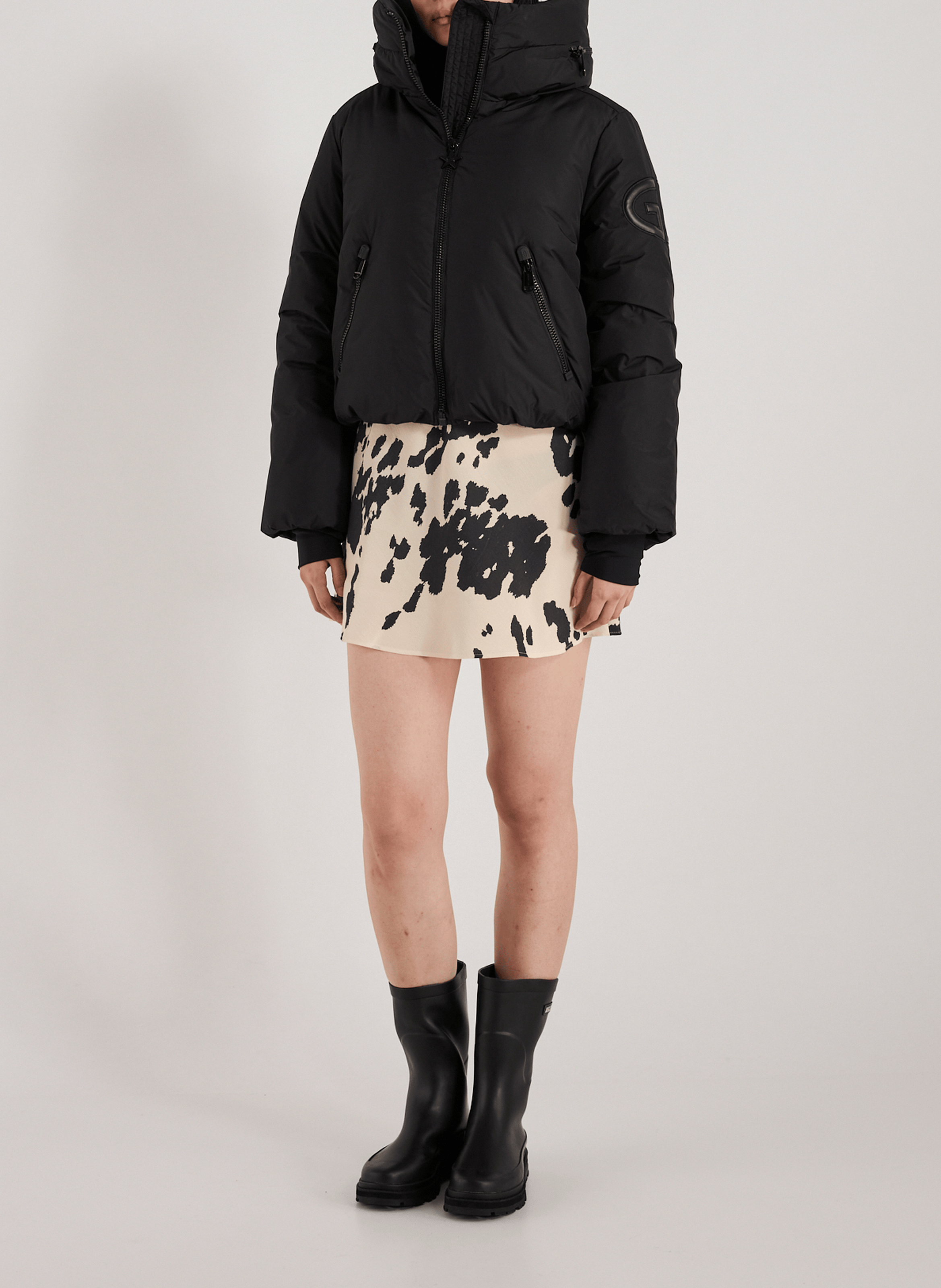 Veste courte col montant GOLDBERGH Noir