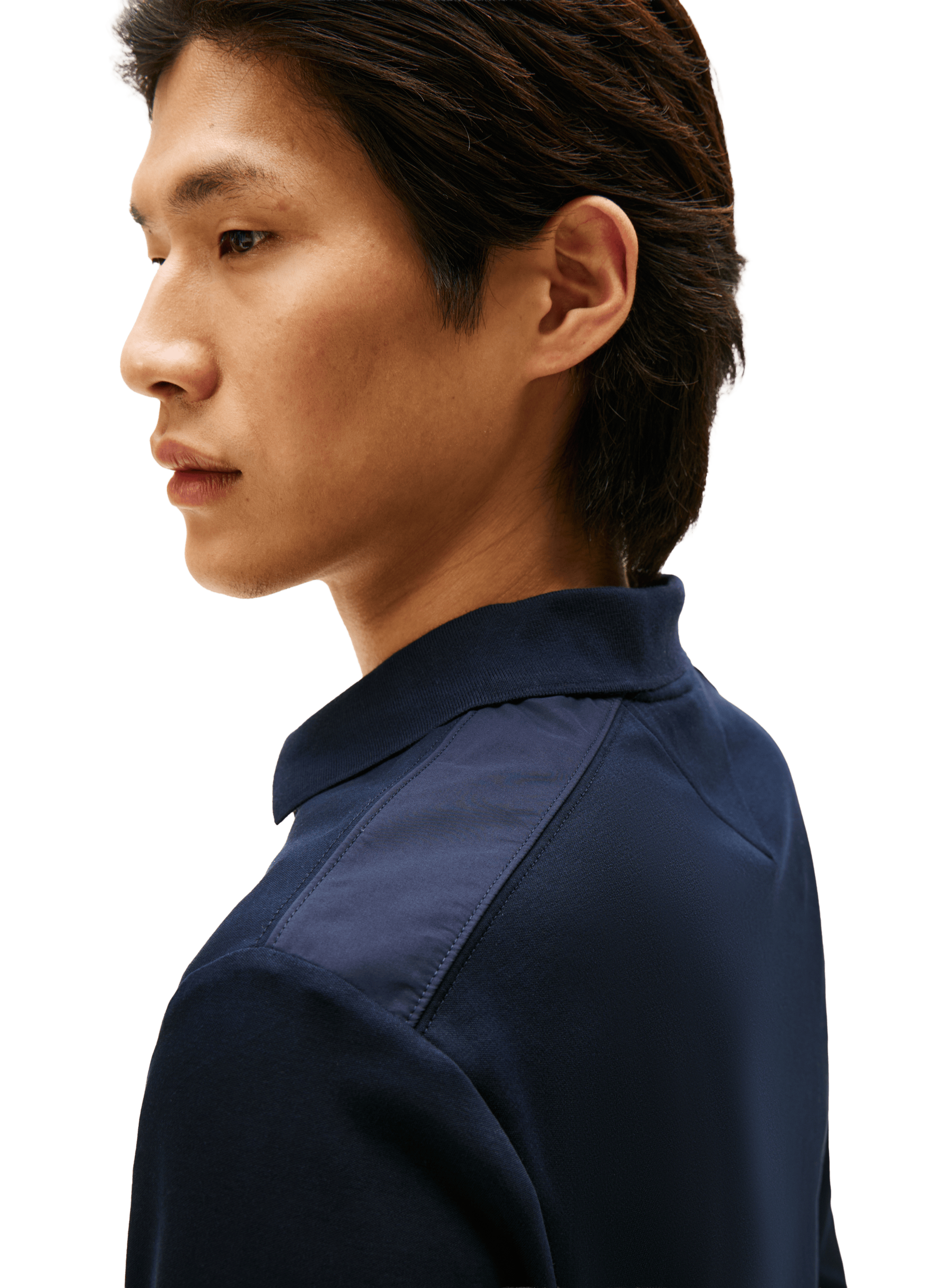 Straight-cut cotton polo shirt TOMMY HILFIGER Blue