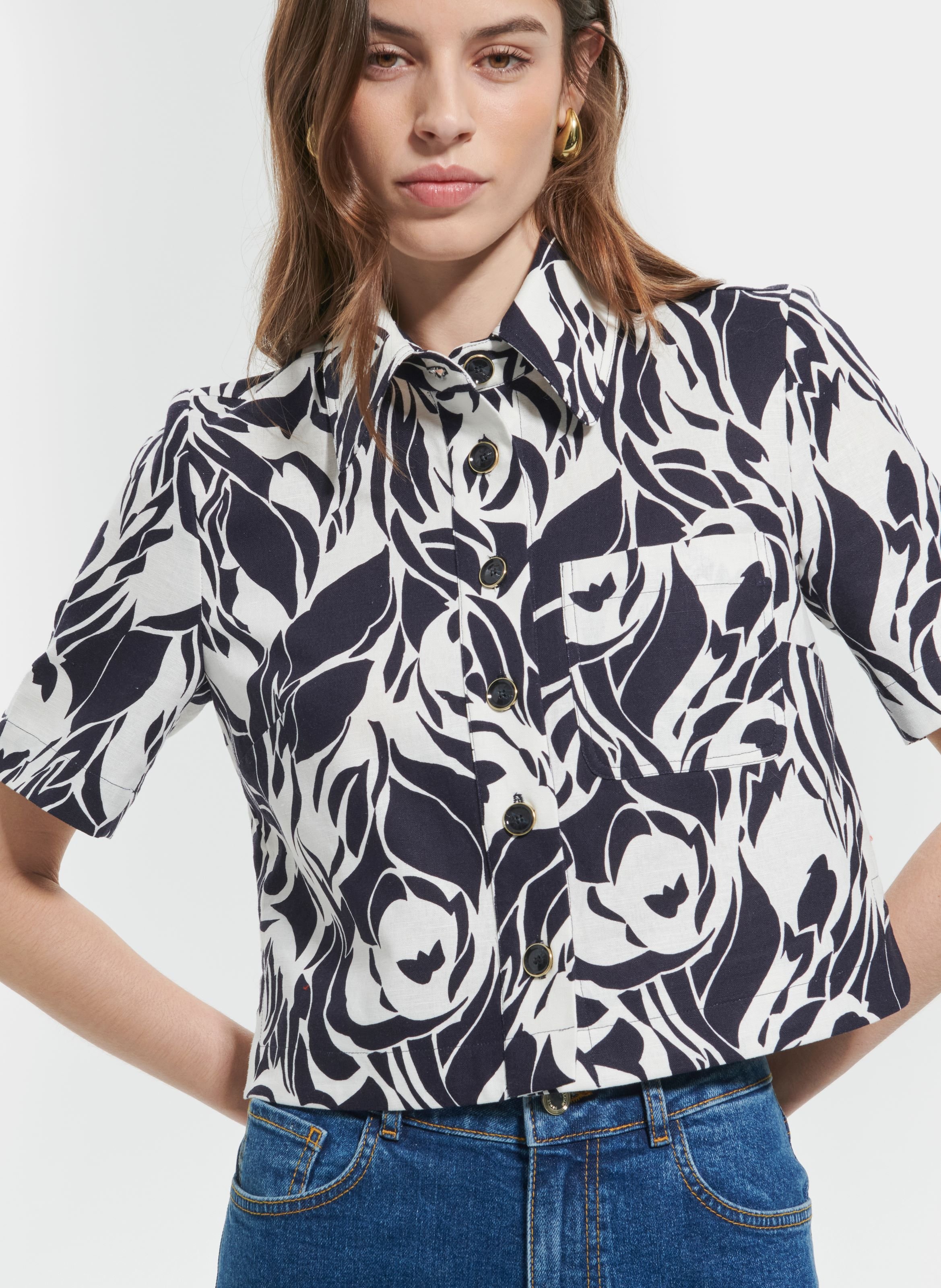 Chemise  celinette ZAPA Blanc