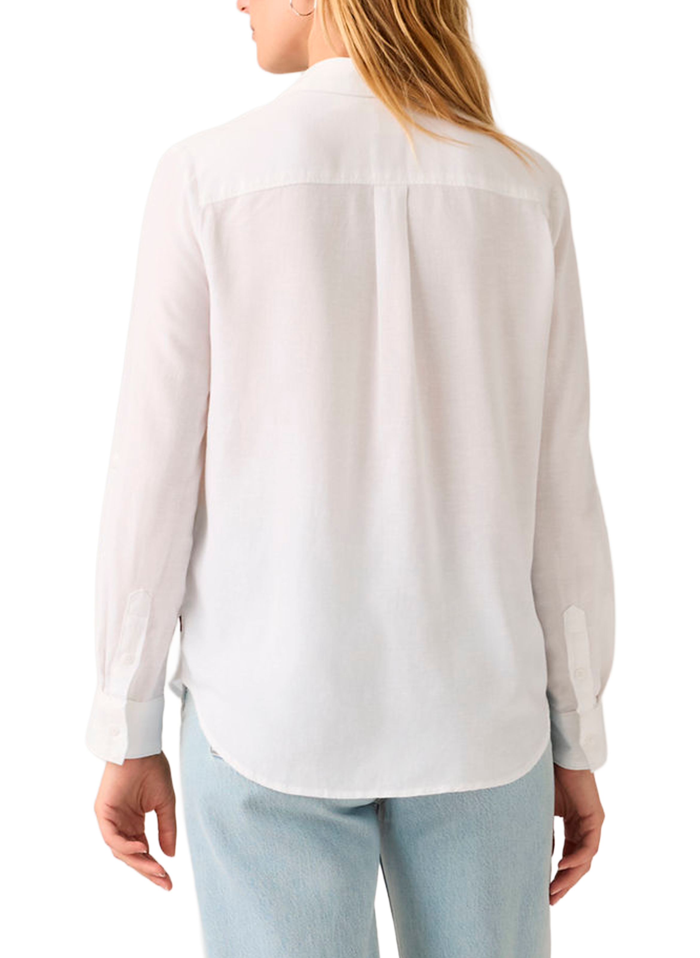 Chemise droite à col ouvert LEVI'S Blanc
