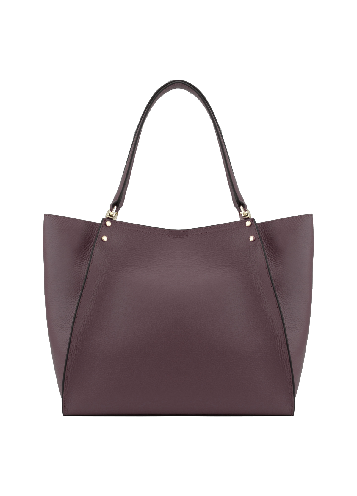 Hebdo | Sac PM en cuir de veau grainé POURCHET Rouge