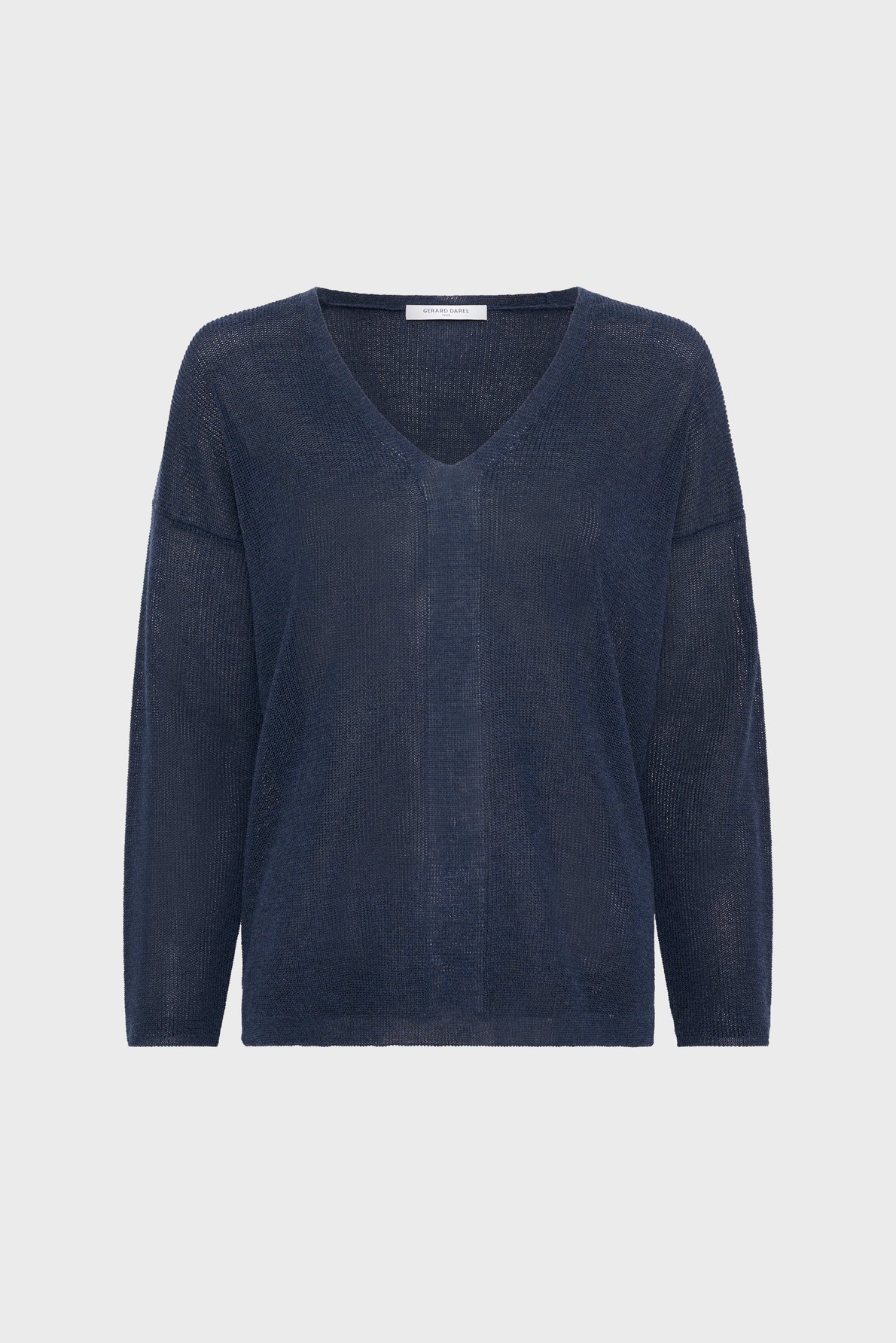 Pull à col v en maille - layla GERARD DAREL Bleu
