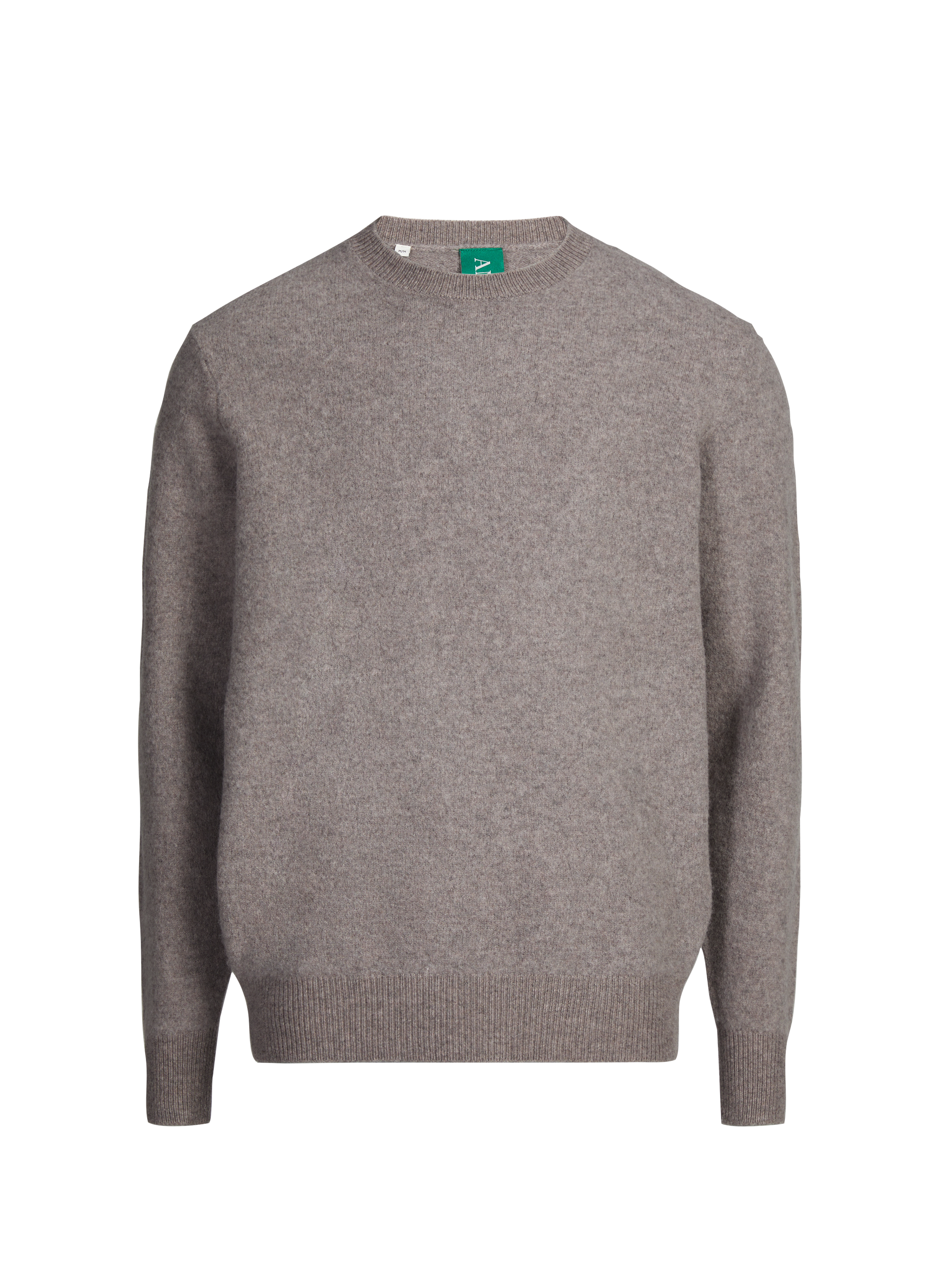 Round neck merino wool sweater ANNARR Brown