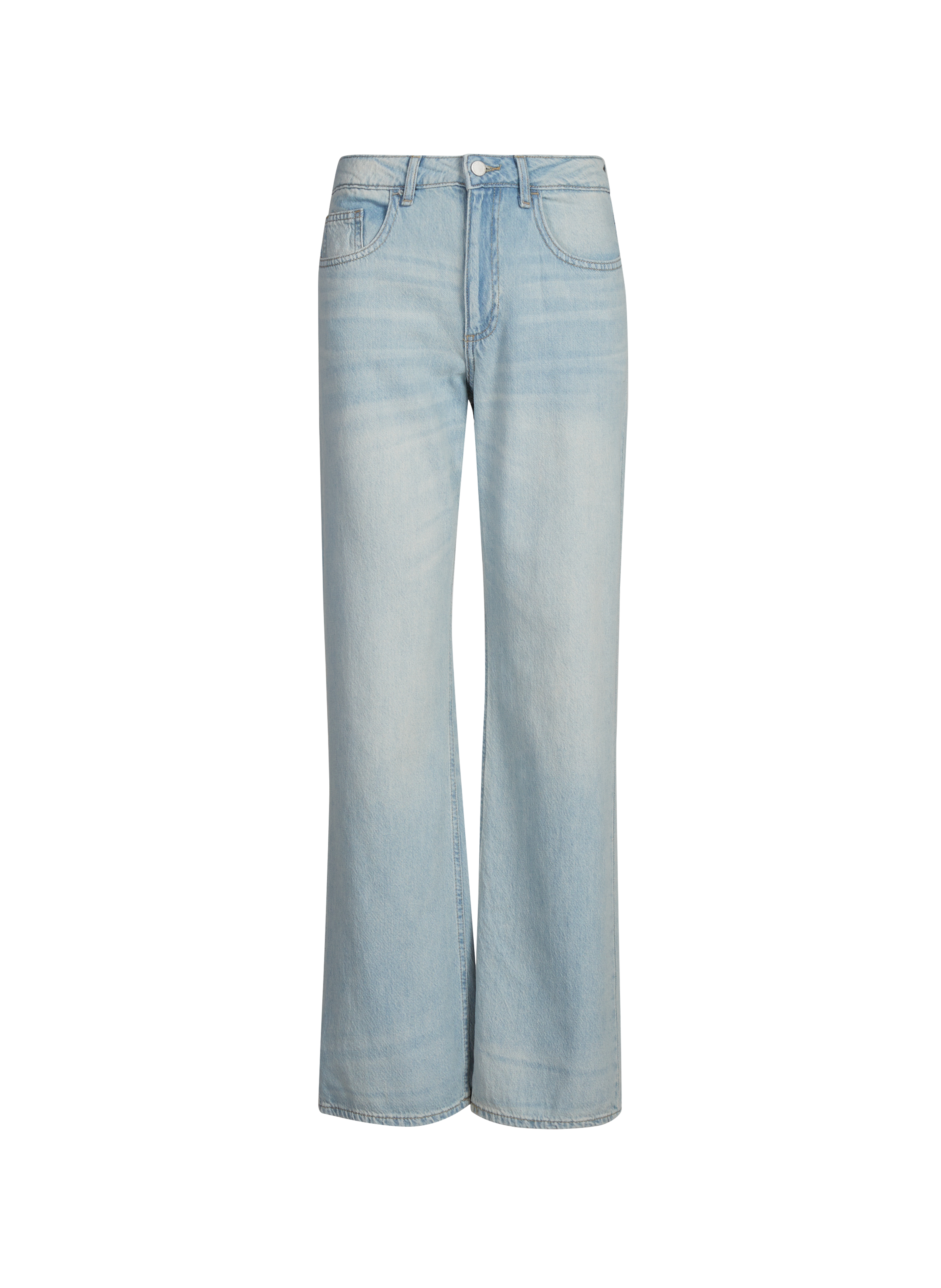 Vipama wide cotton jeans VILA Blue