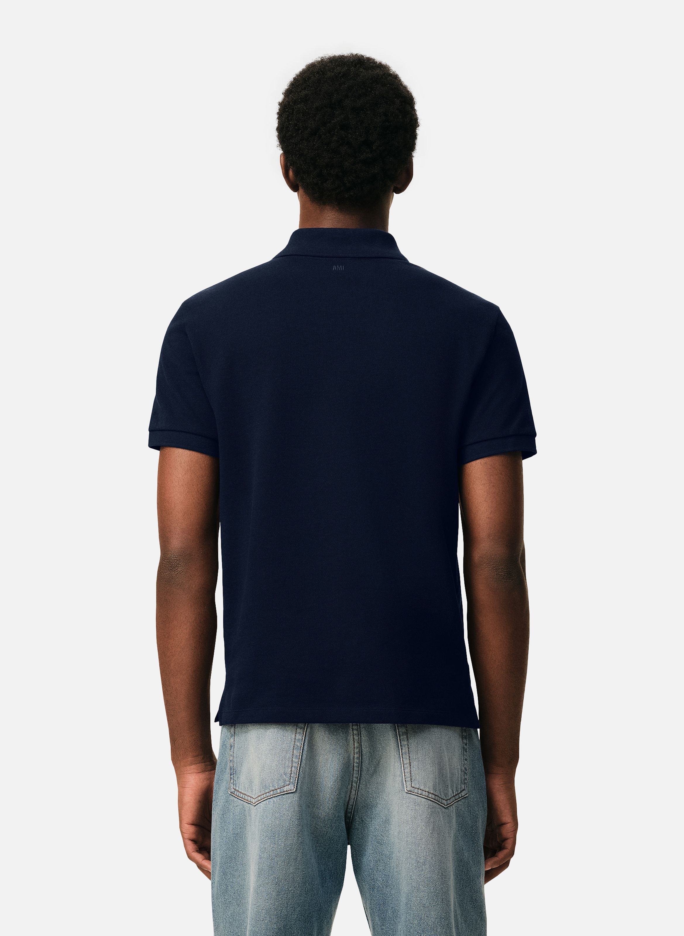 Polo Ami de Coeur unisexe AMI PARIS Bleu