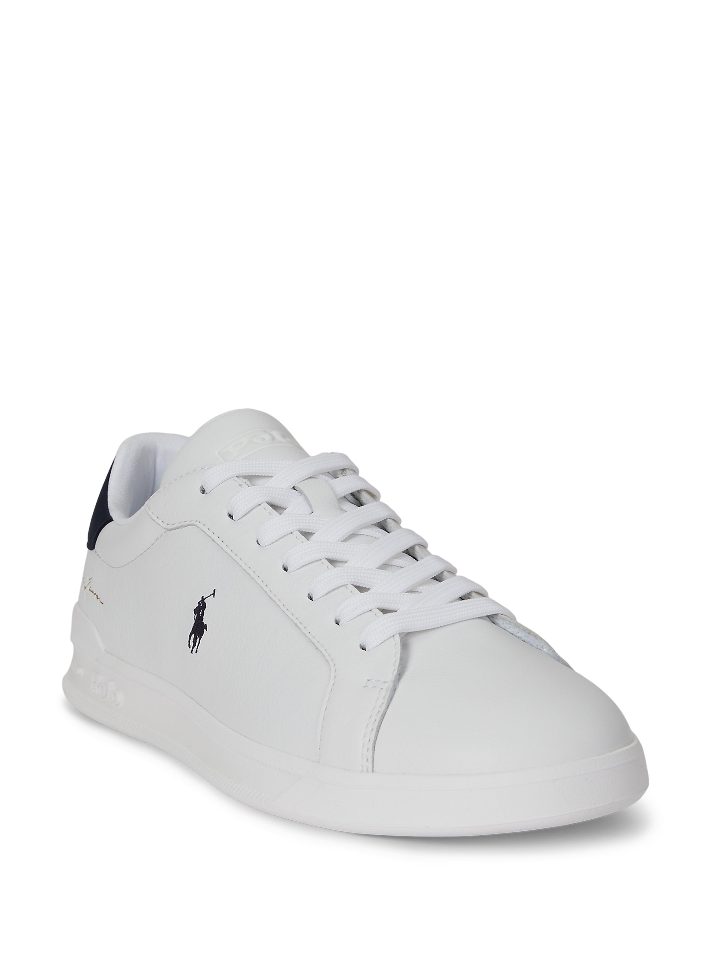 Baskets basses en cuir de vache POLO RALPH LAUREN Multicolore