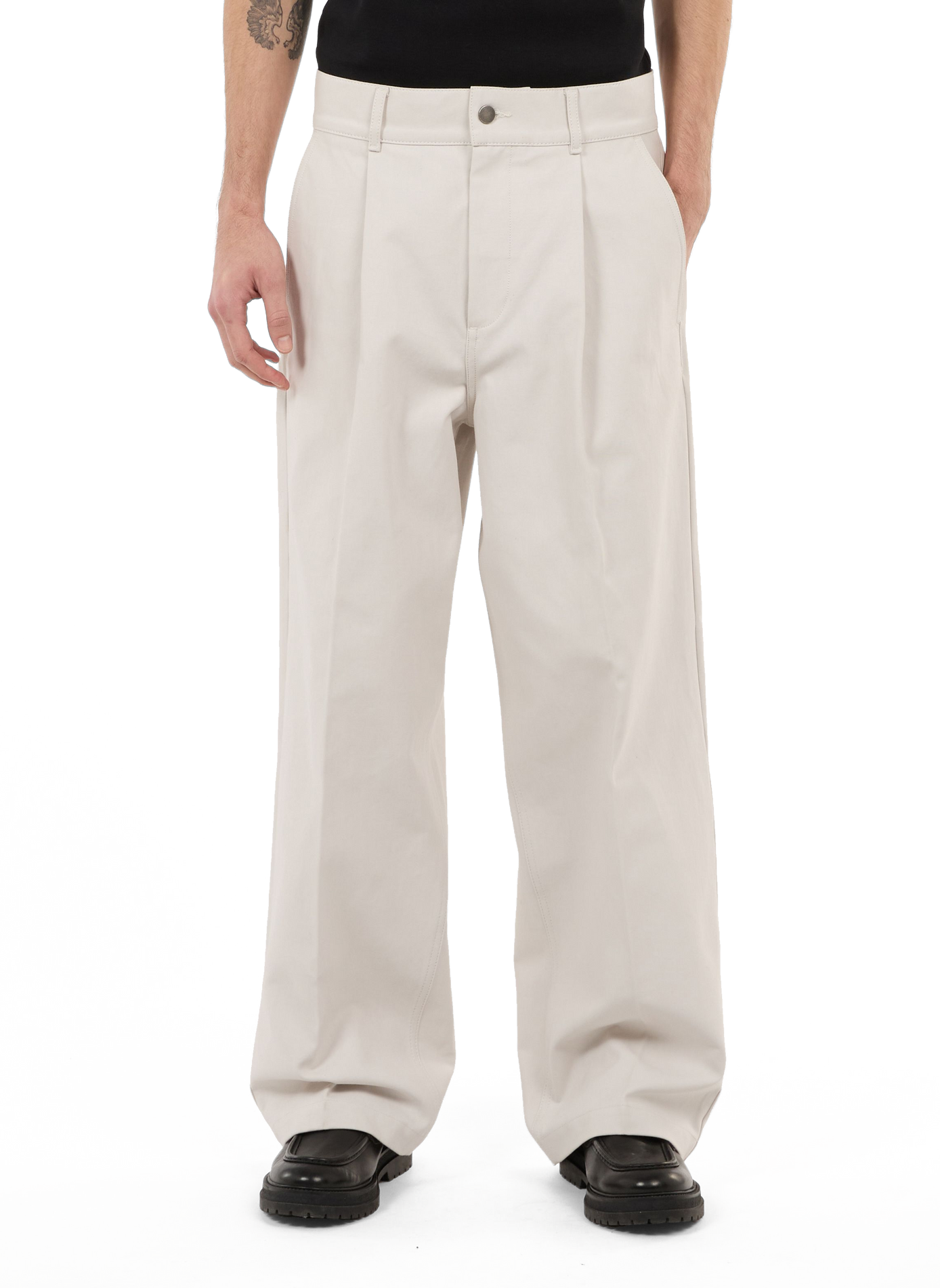 Solid color pants Hamu SAISON 1865