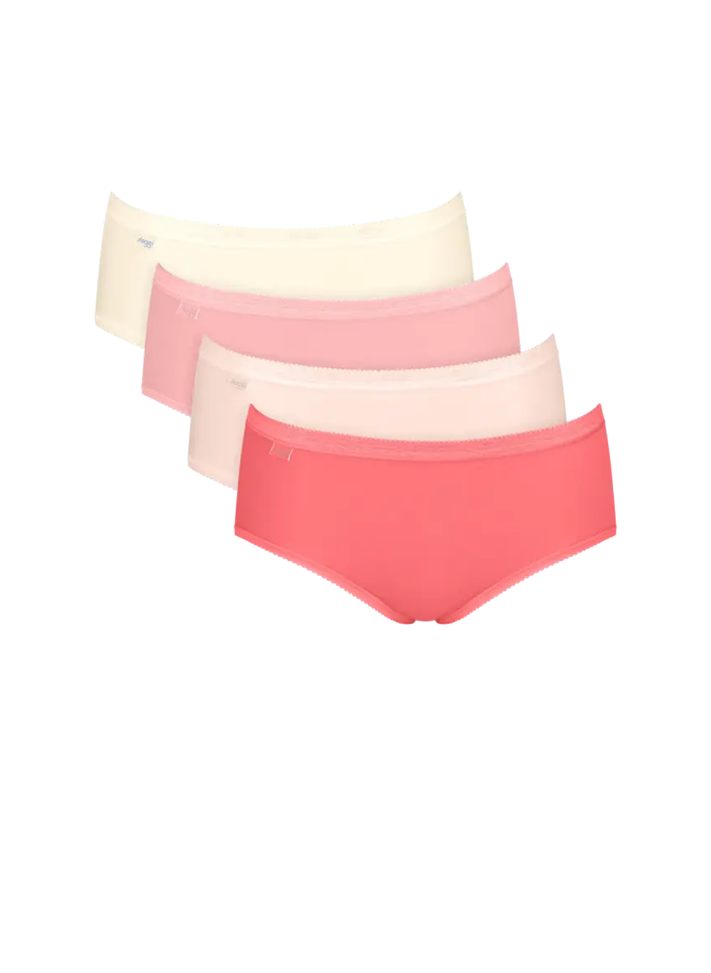 Lot de 4 culottes en coton SLOGGI Multicolore