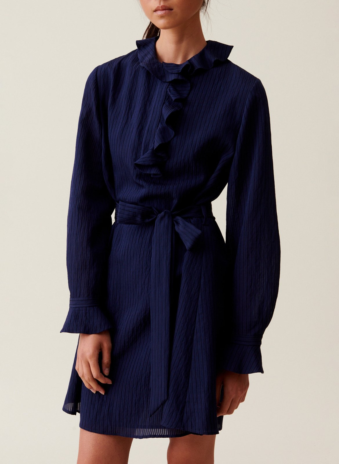 Robe courte à rayures CLAUDIE PIERLOT Bleu