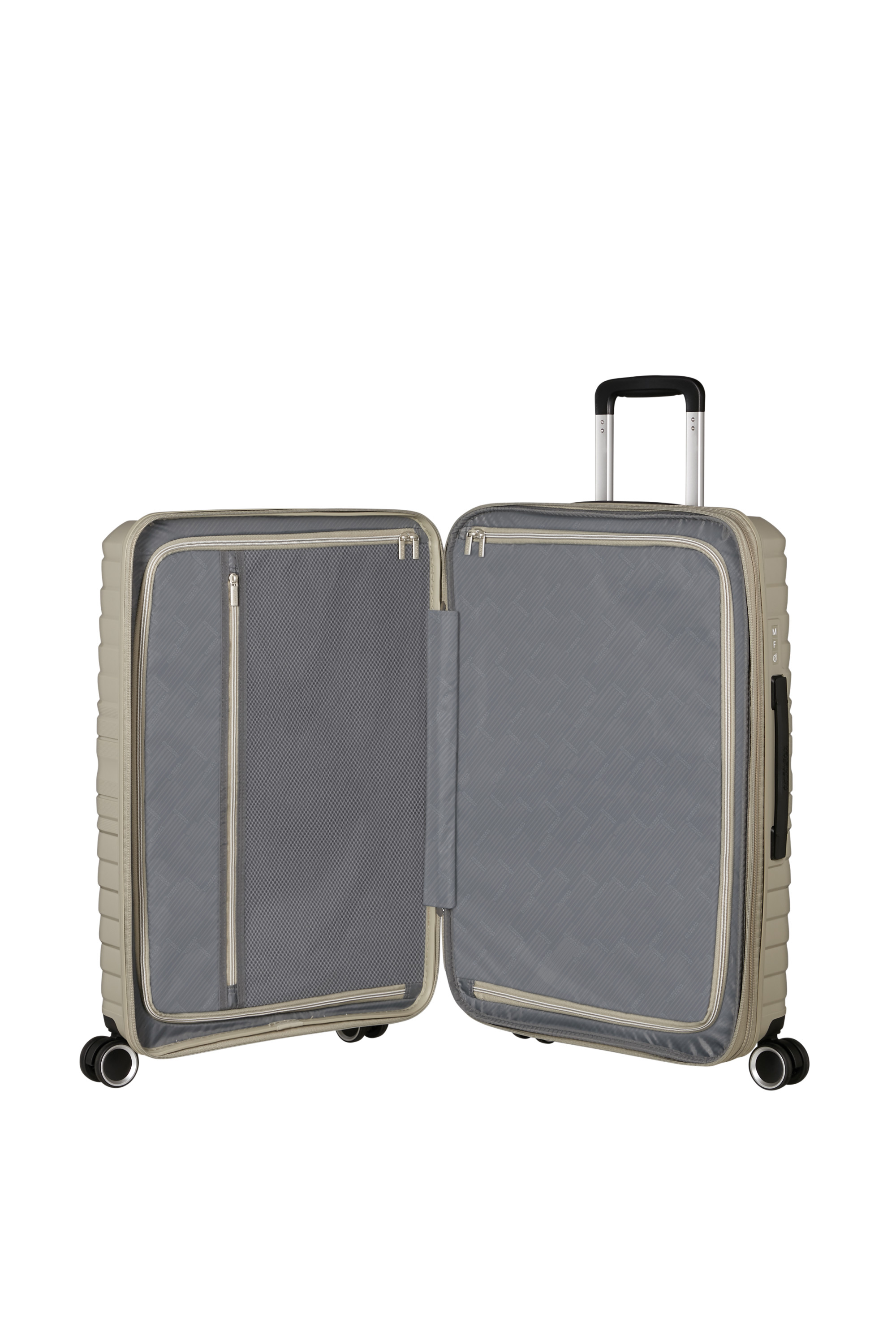 Flytwist valise 4 roues taille m AMERICAN TOURISTER Beige