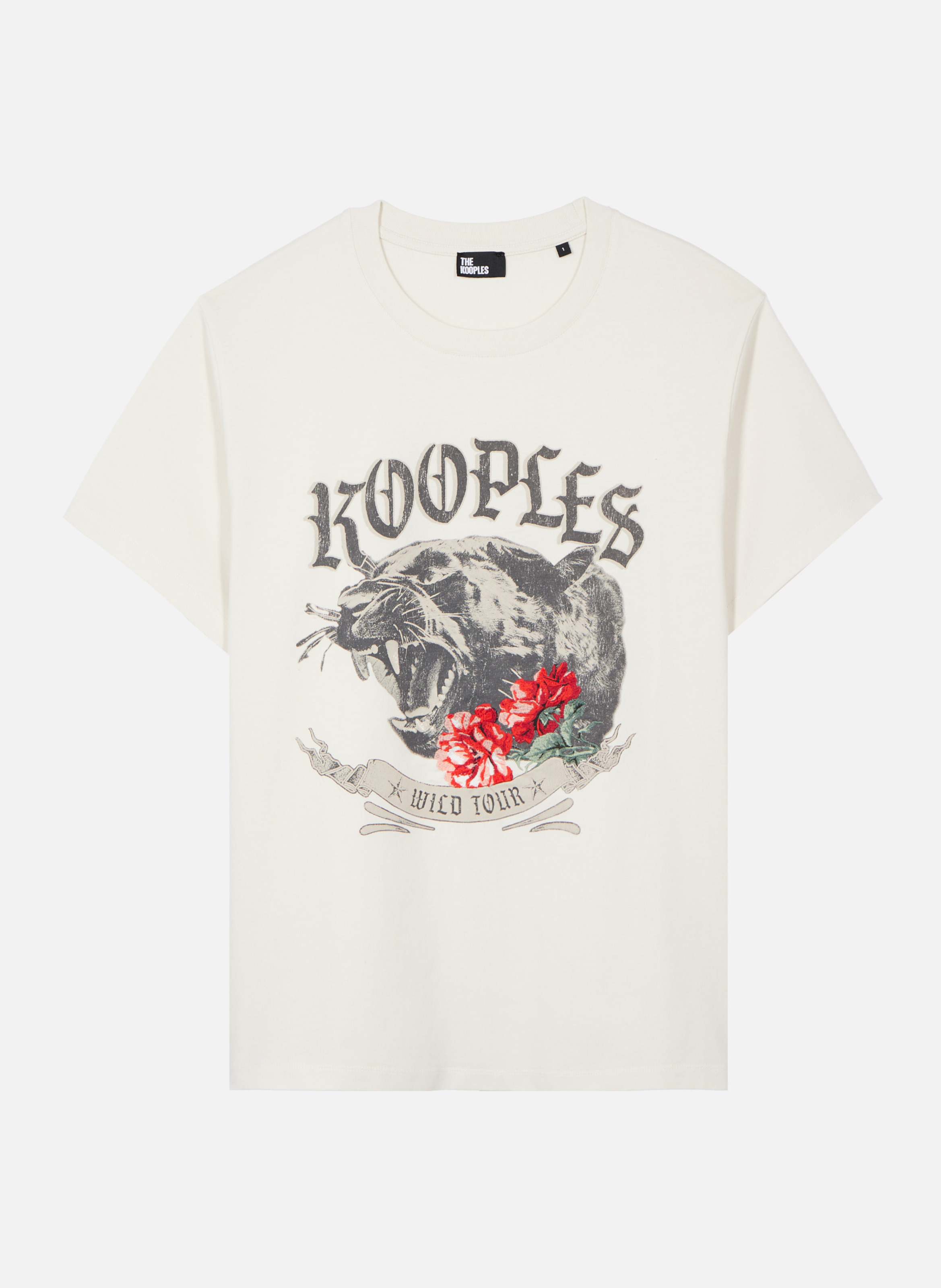 T-shirt avec sérigraphie THE KOOPLES Beige