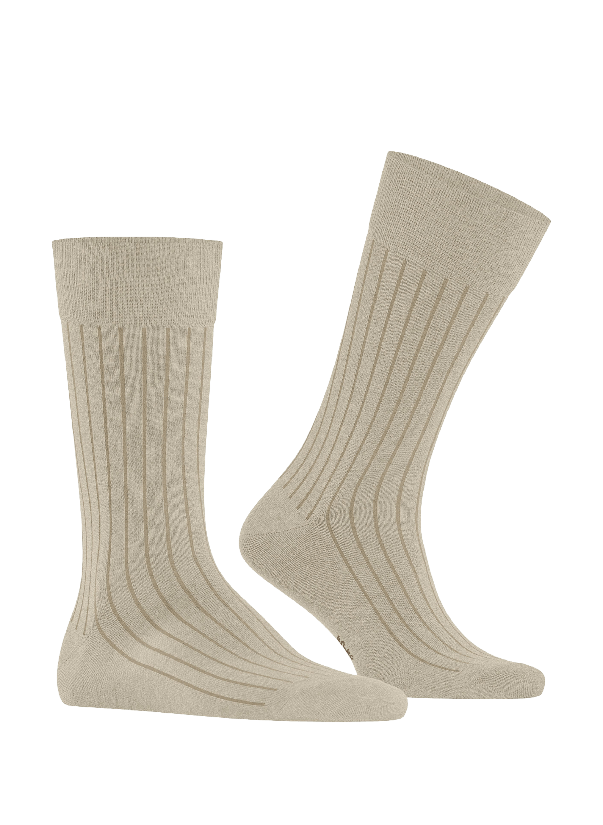 Calcetines altos de algodón mezclado BURLINGTON Beige