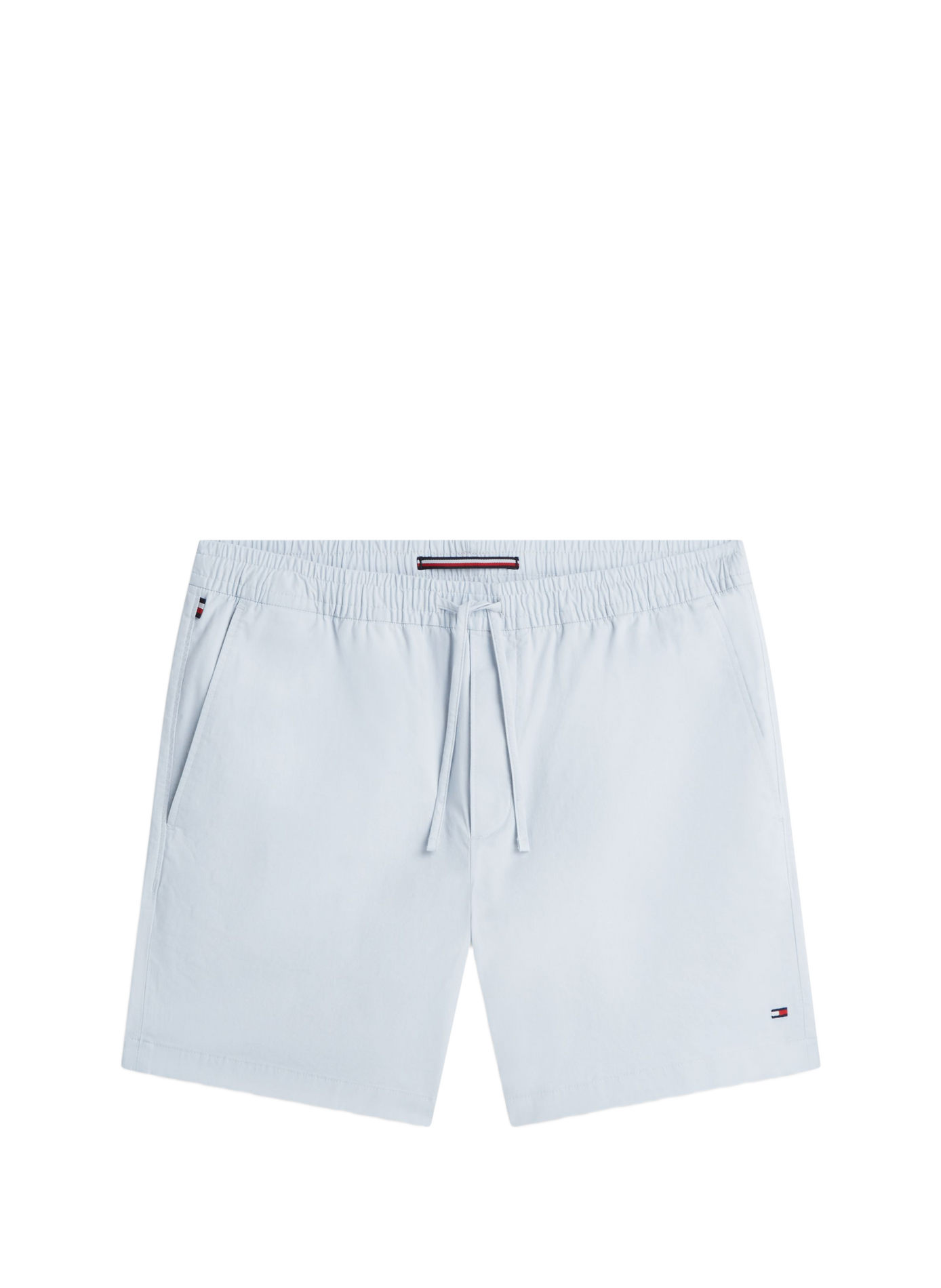 Dover straight shorts in blended cotton with logo TOMMY HILFIGER Blue