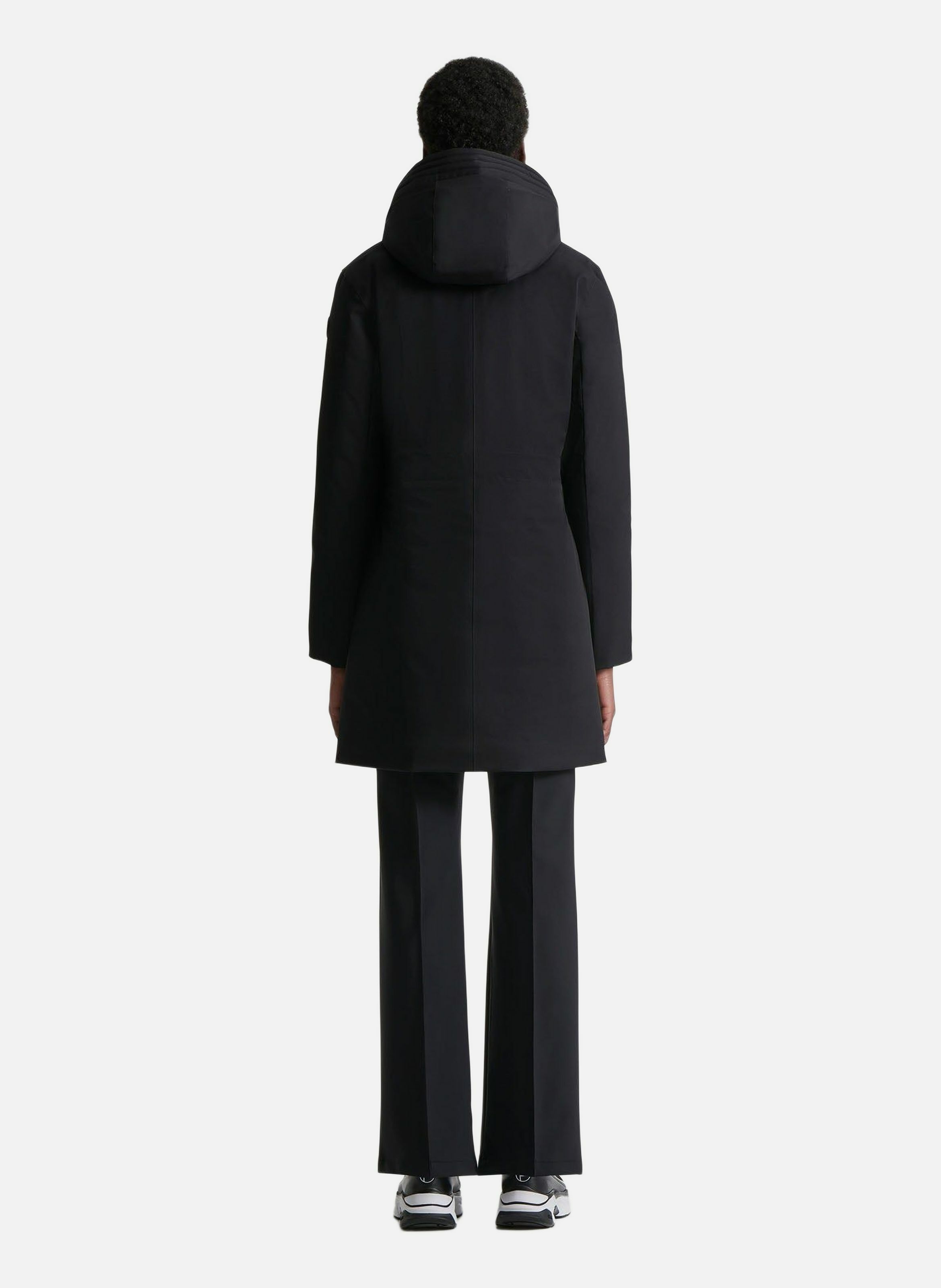 Manteau misha col montant coupe regular | Noir FUSALP Femme