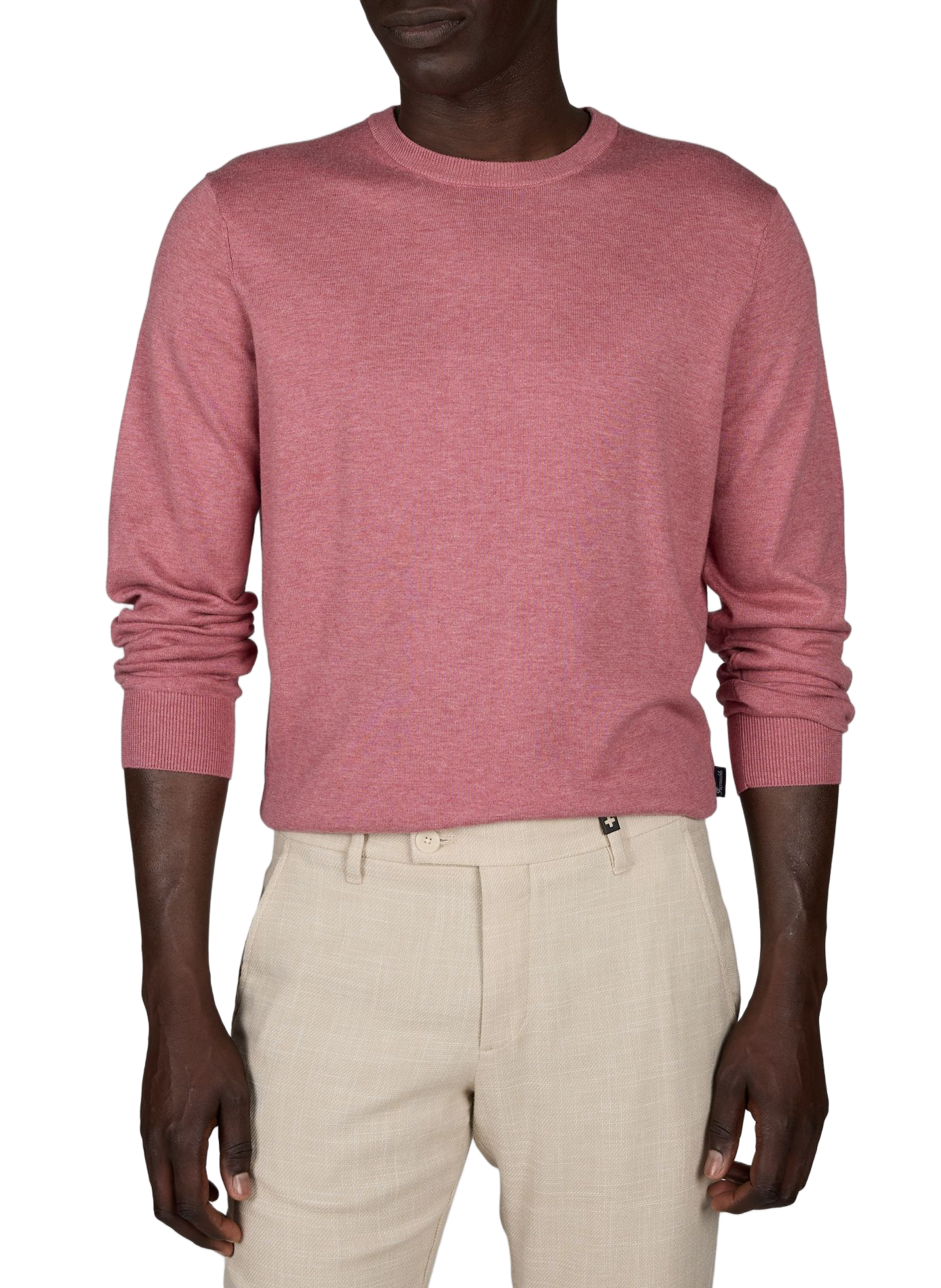 Pull en coton et soie FACONNABLE Rouge