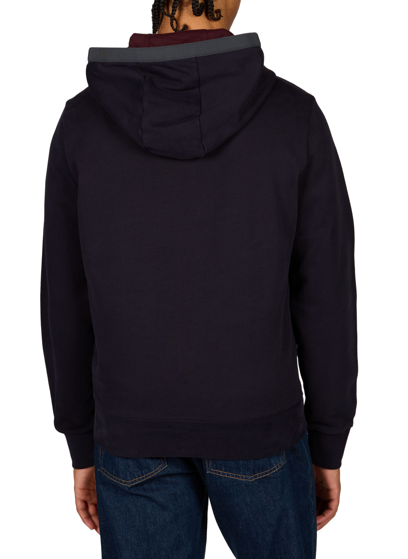 Sweatshirt à logo en coton MONCLER Bleu