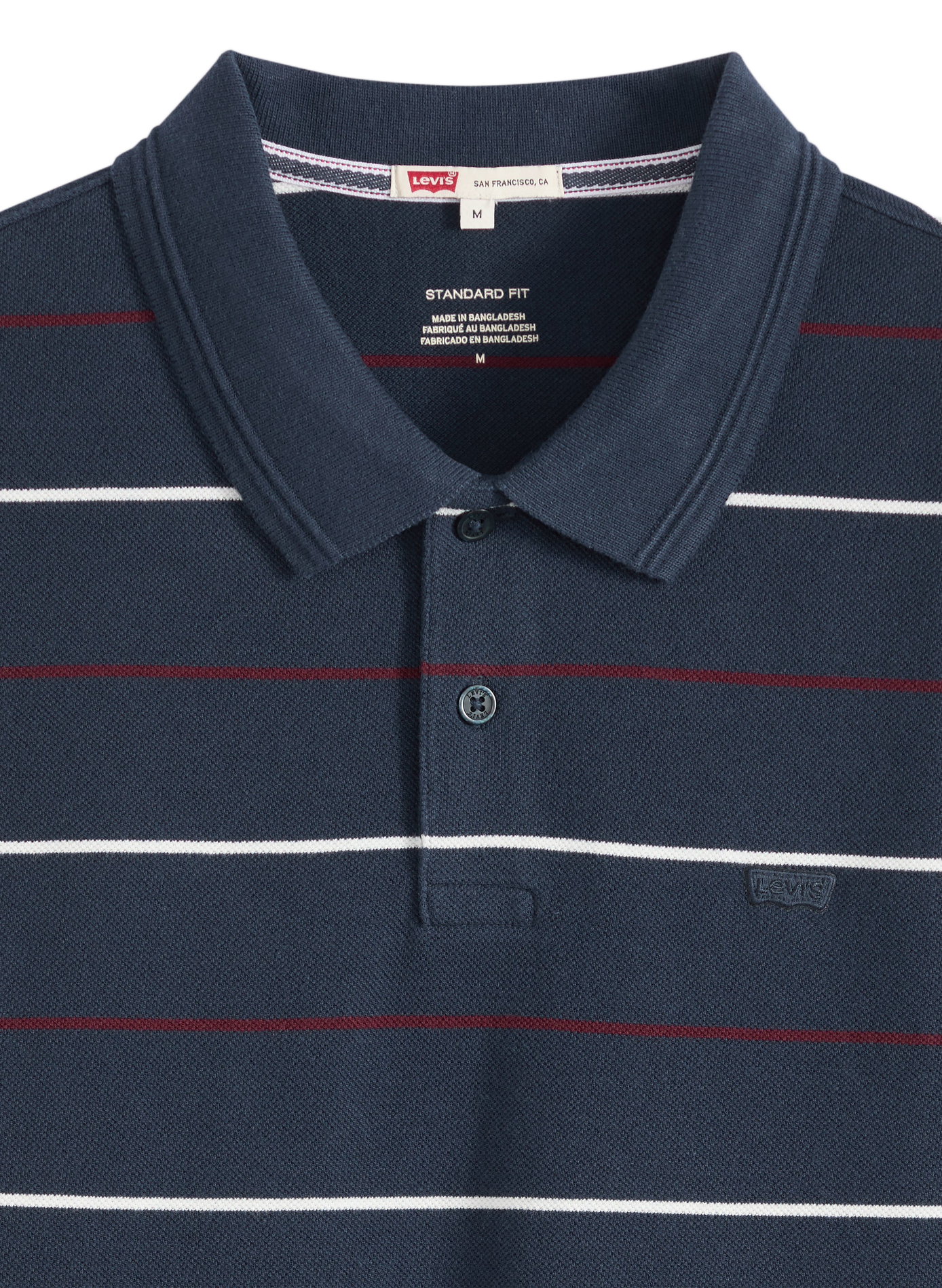 Straight cotton polo shirt | Blue LEVI'S Men