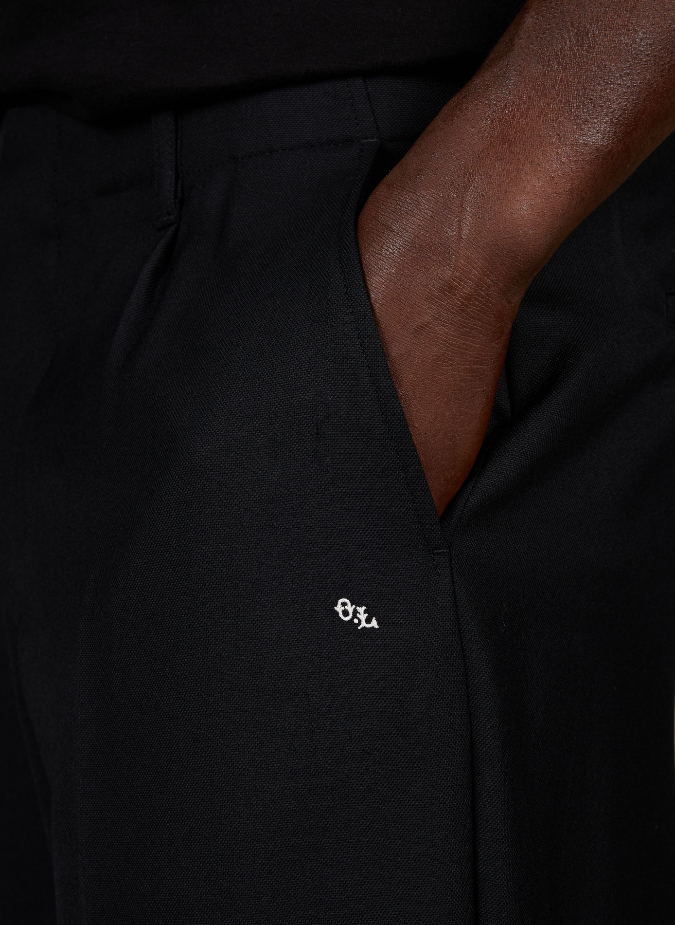 Cropped wool trousers OUR LEGACY Black