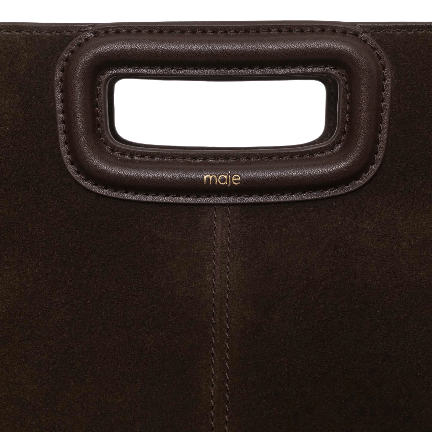 Sac bandoulière en cuir m MAJE Violet