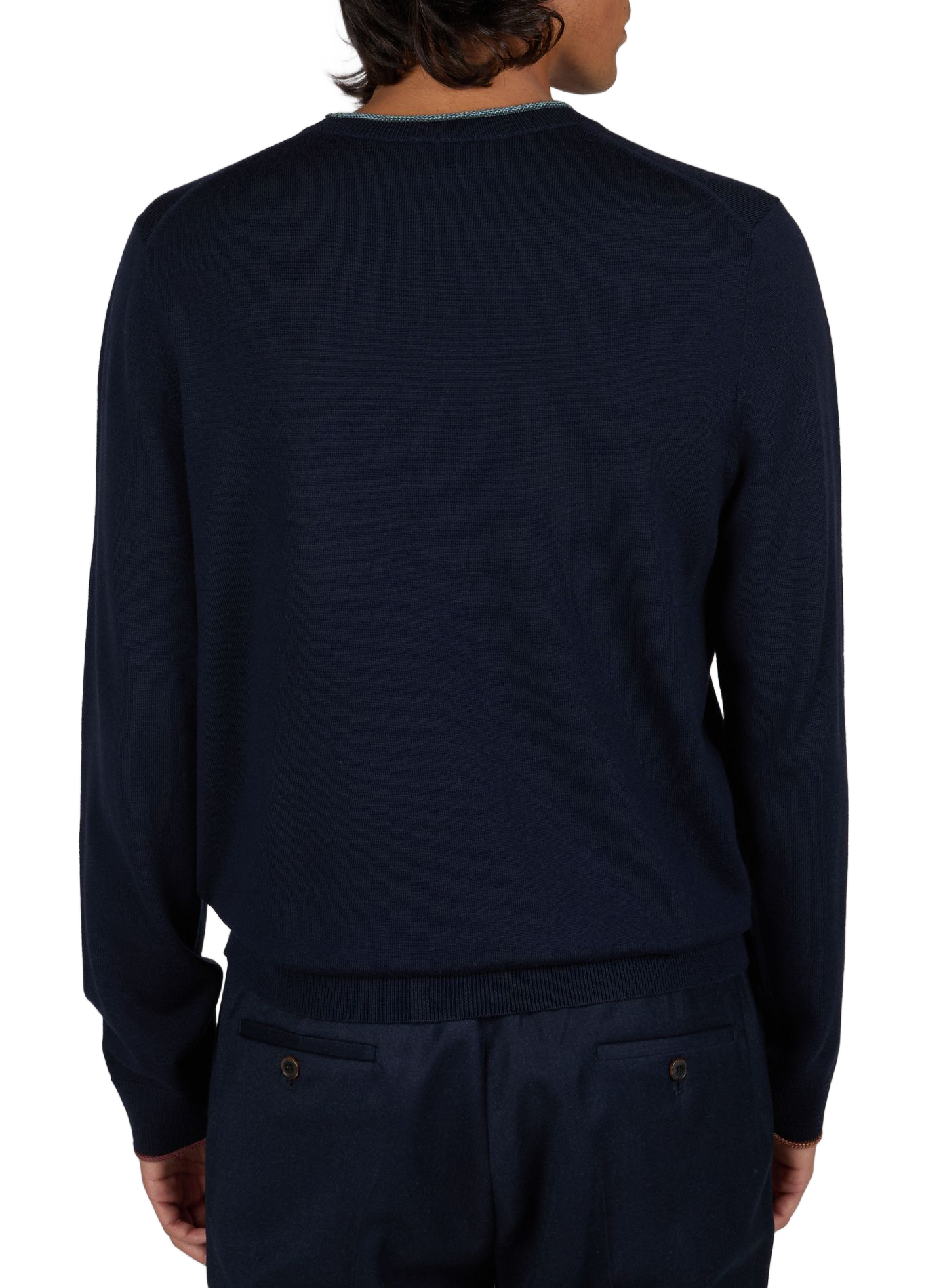 Round neck wool sweater PAUL SMITH Blue