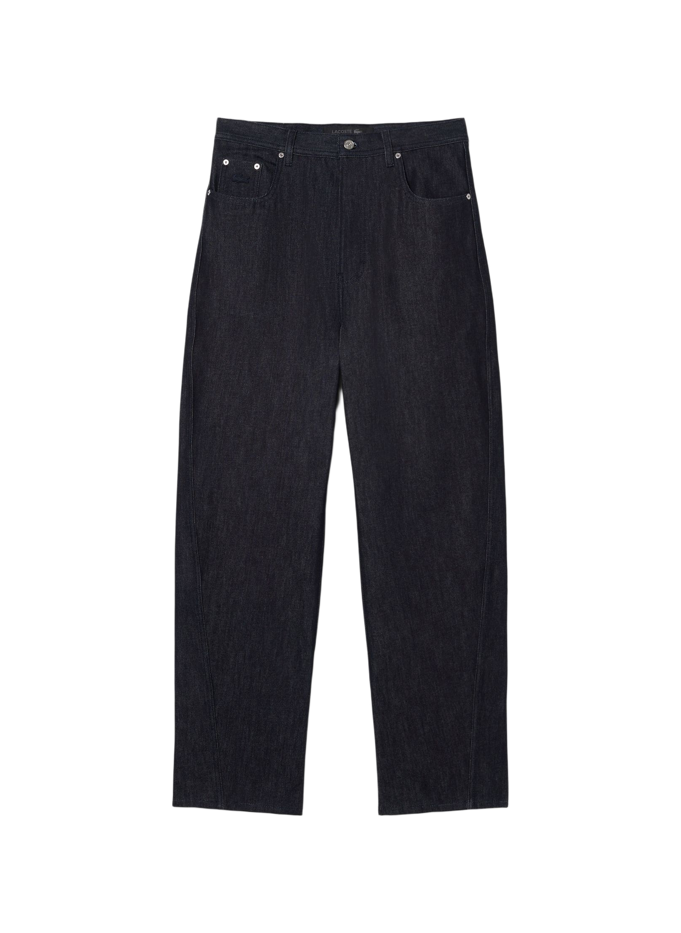 Plain mid-rise straight-leg jeans LACOSTE Blue