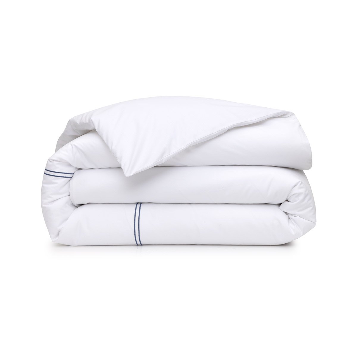 Housse de couette en percale de coton, duo  Outremer