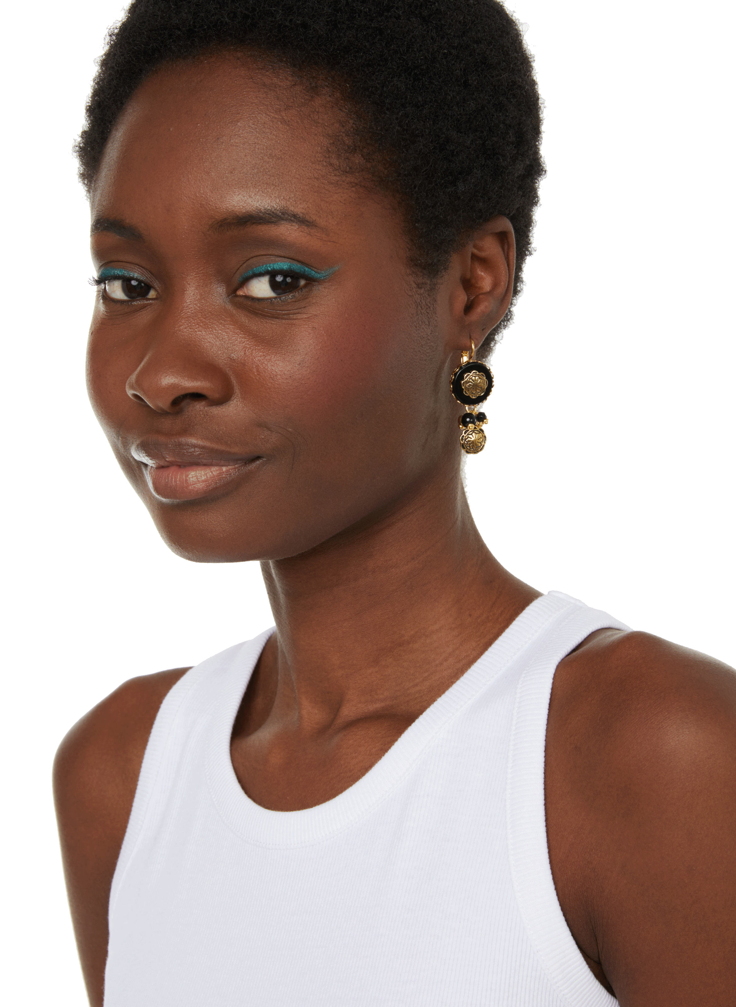 Charm earrings RÉMINISCENCE Golden