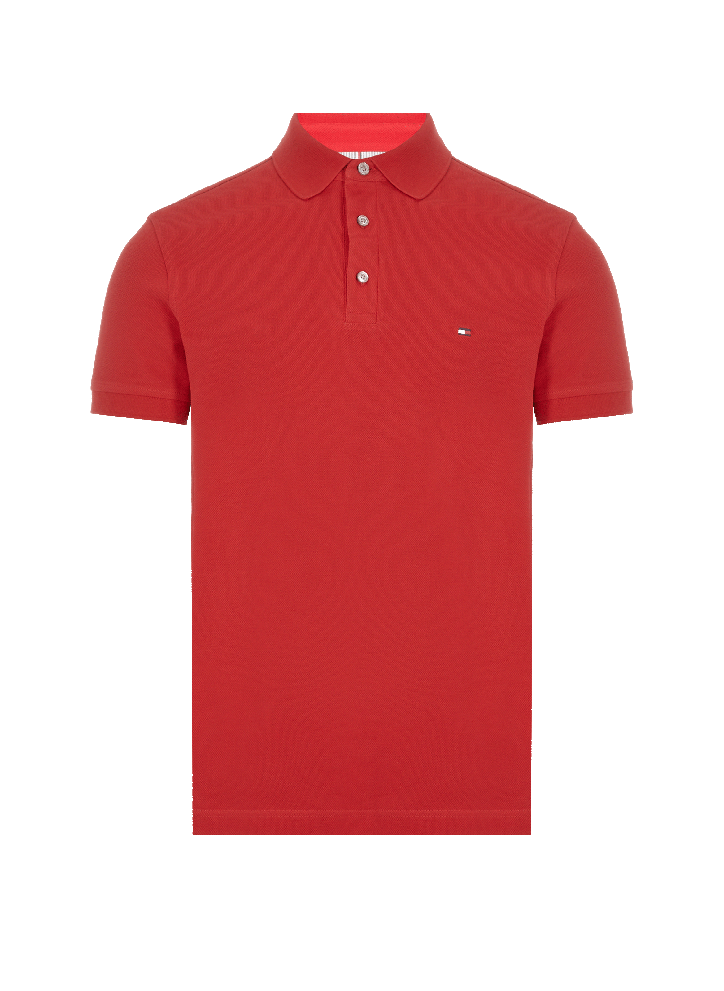 Polo slim en piqué de coton organique