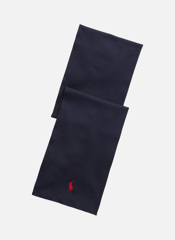 Echarpe en coton Bleu by POLO RALPH LAUREN POLO RALPH LAUREN Echarpe en coton Bleu