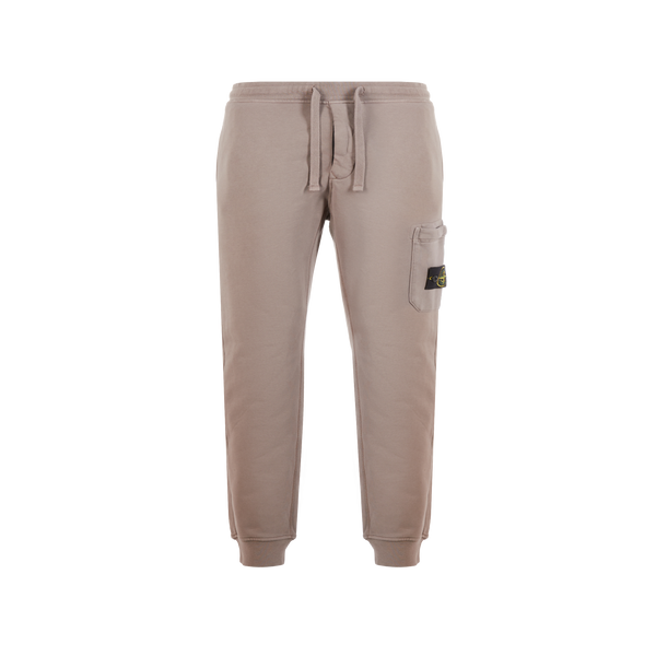 Stone Island Cotton Joggers In Brown