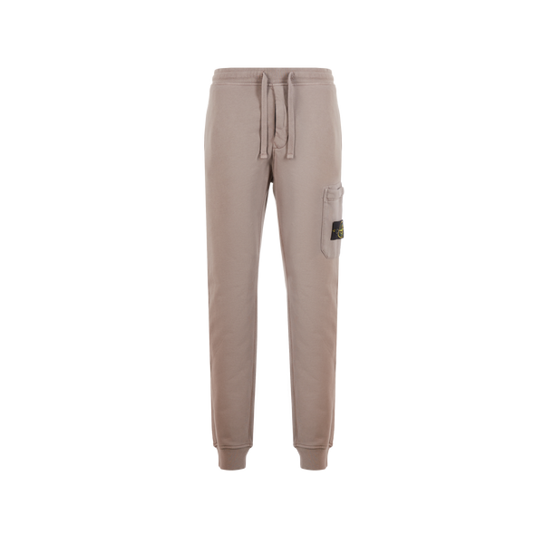Stone Island Cotton Joggers In Brown