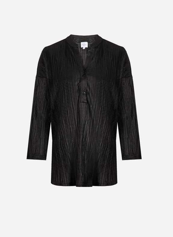 Pleated-effect blouse Black by AU PRINTEMPS PARIS AU PRINTEMPS PARIS Pleated-effect blouse Black