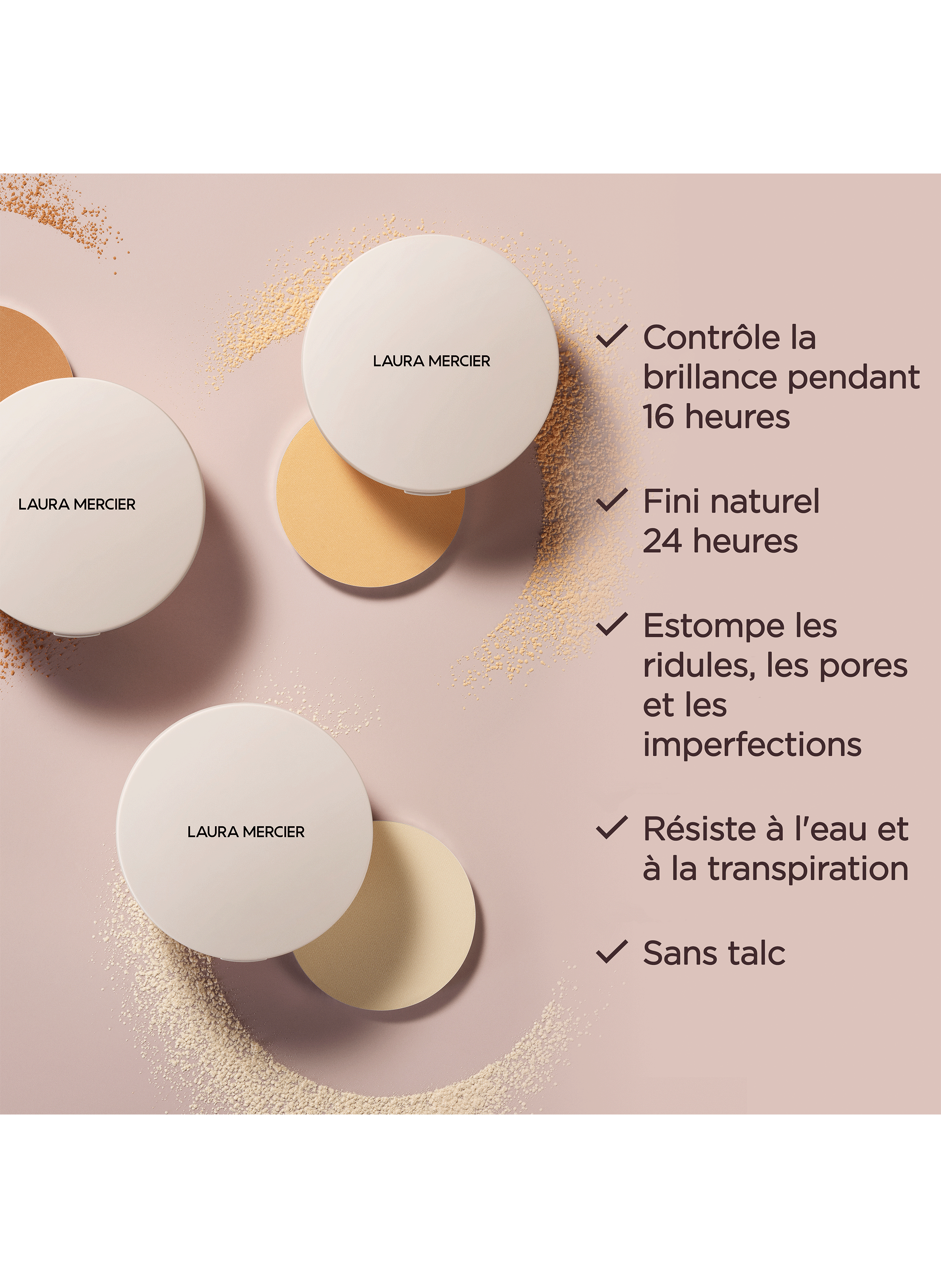 Ultra Blur Powder - Translucent Pressed Setting LAURA MERCIER Honey