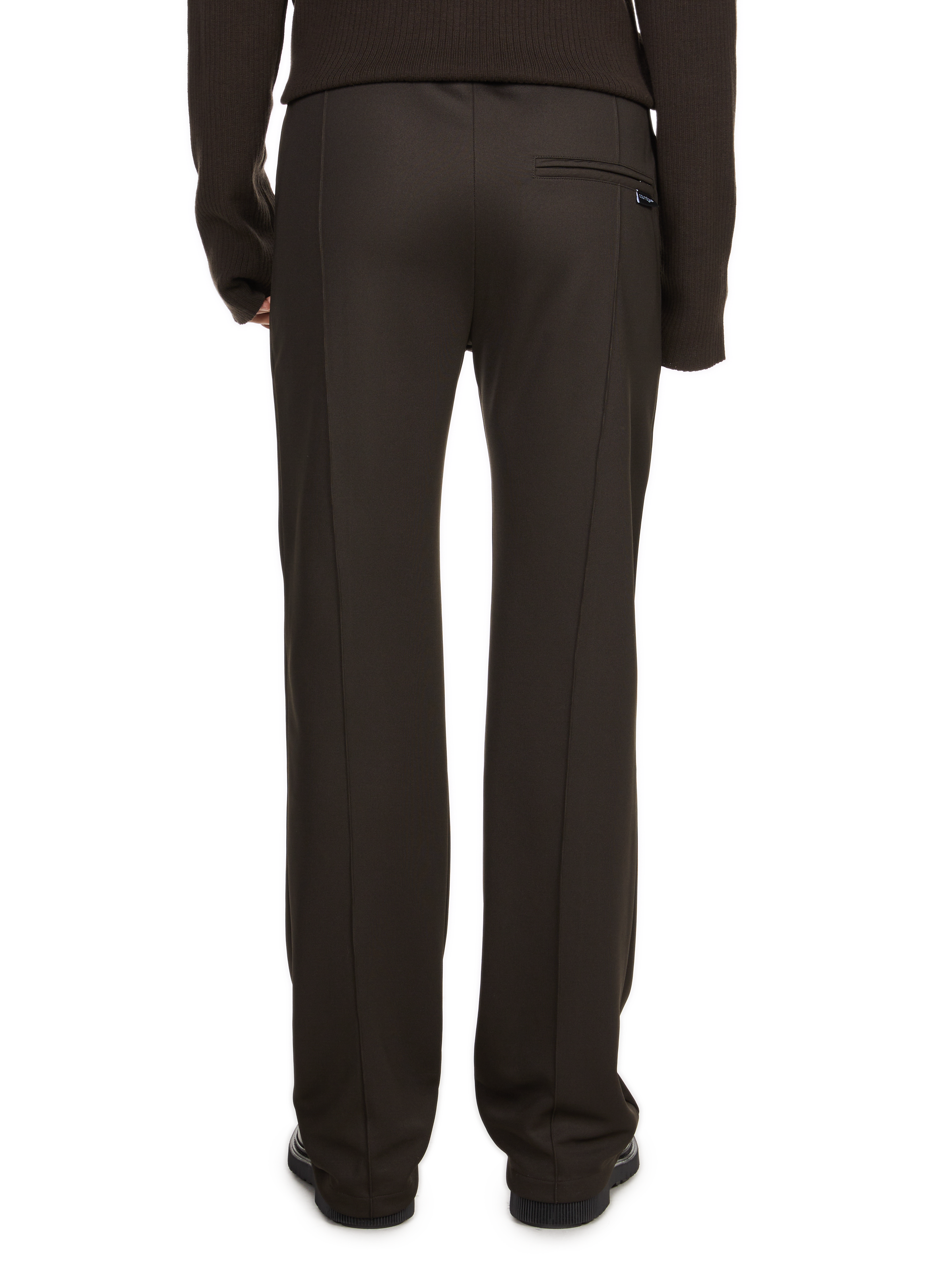 Straight leg logo pants COURRÈGES Brown