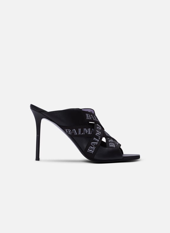 Mules ruby à brides balmain vintage Noir by BALMAIN BALMAIN Mules ruby à brides balmain vintage Noir