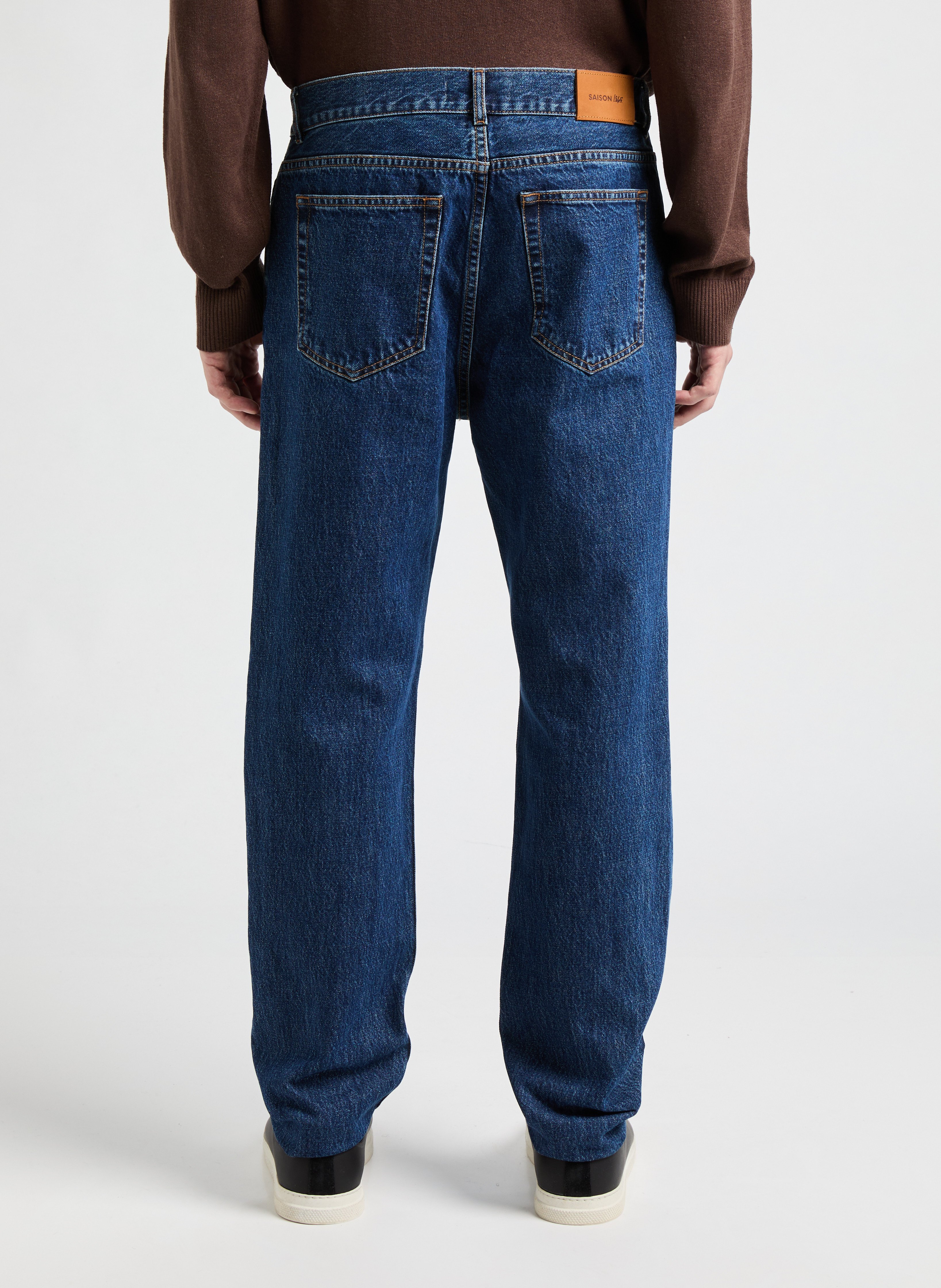 Jean slim Alpha en coton mélangé SAISON 1865 Bleu